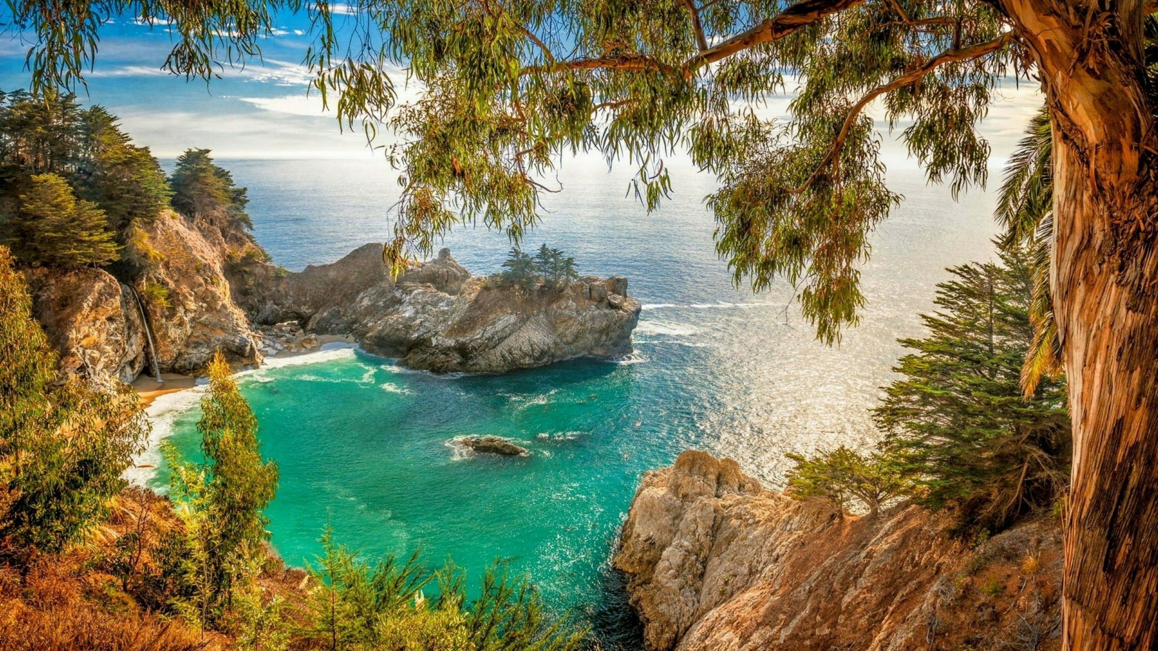 Big Sur wallpapers, Beautiful backgrounds, Coastline enchantment, Serene ocean views, 3840x2160 4K Desktop
