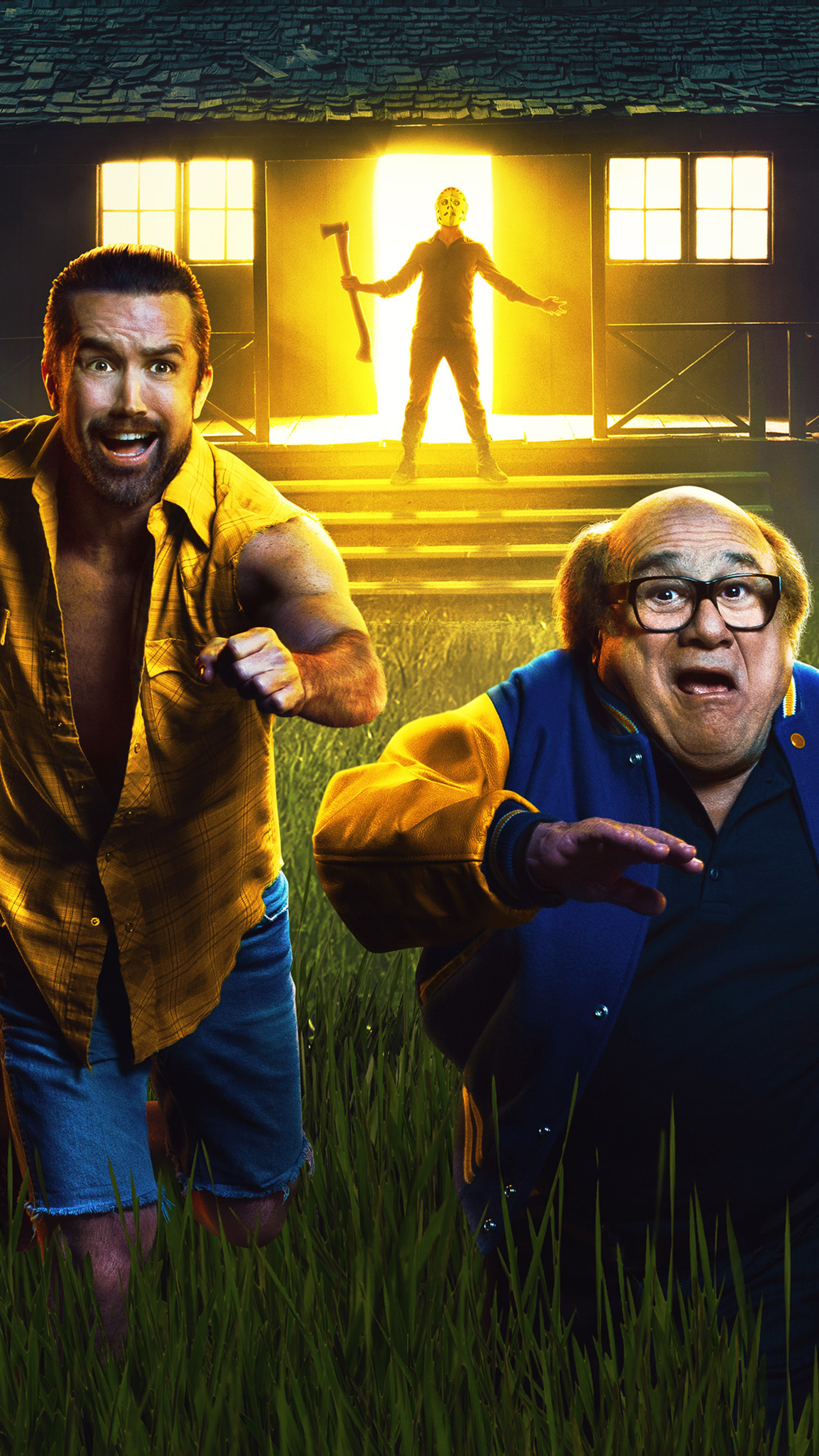 It's Always Sunny in Philadelphia (TV Series): An American comedy television series, Frank Reynolds, The father of Dennis and Dee Reynolds. 2160x3840 4K Wallpaper.