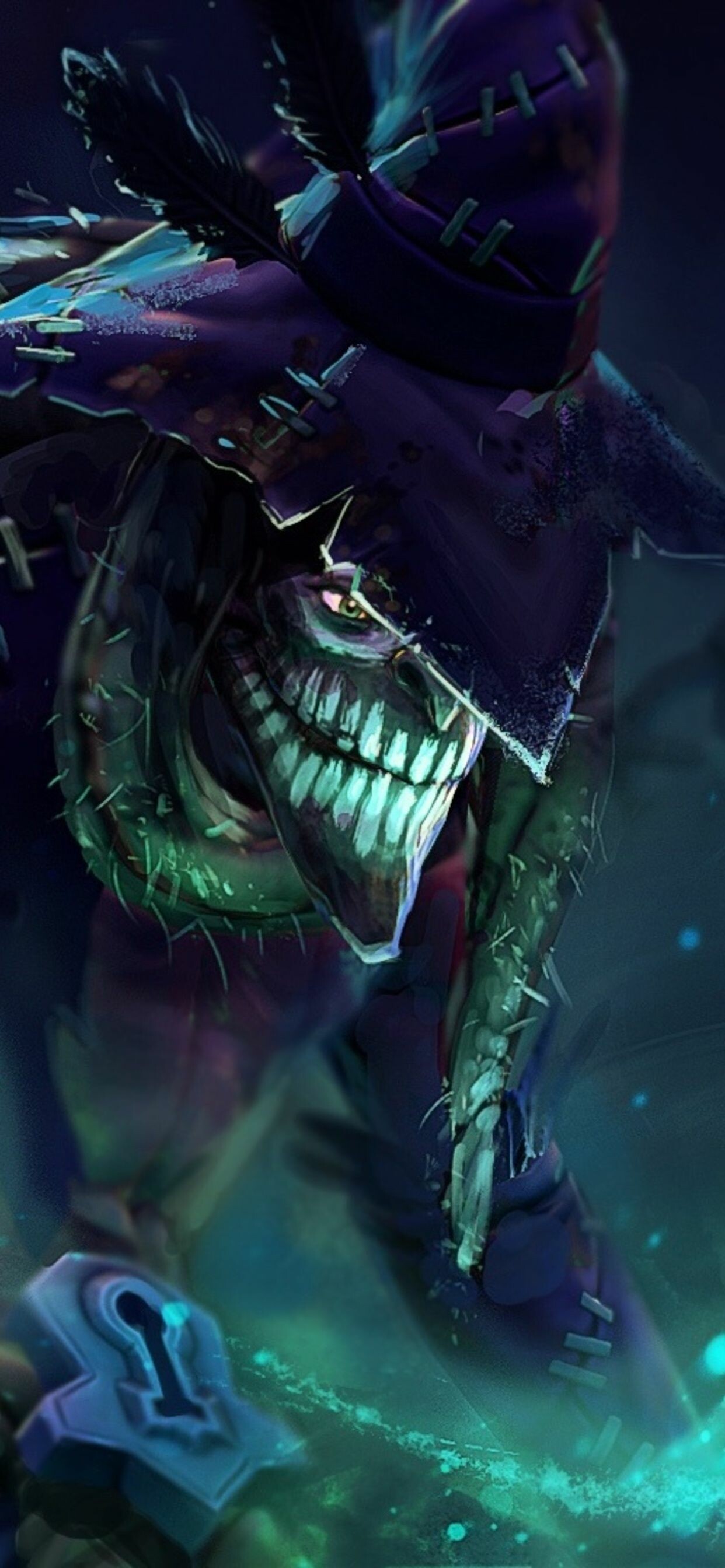 Dota 2: Dazzle, Powerful healer who can briefly prevent death. 1250x2690 HD Background.