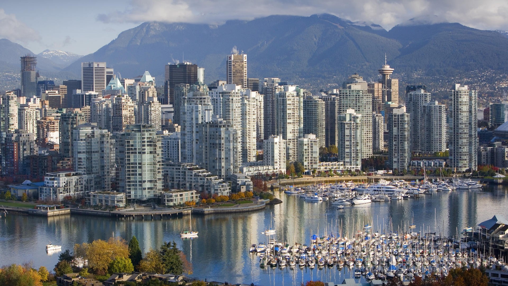 Vancouver Skyline, Travels, Vancouver BC, Canada, 1920x1080 Full HD Desktop