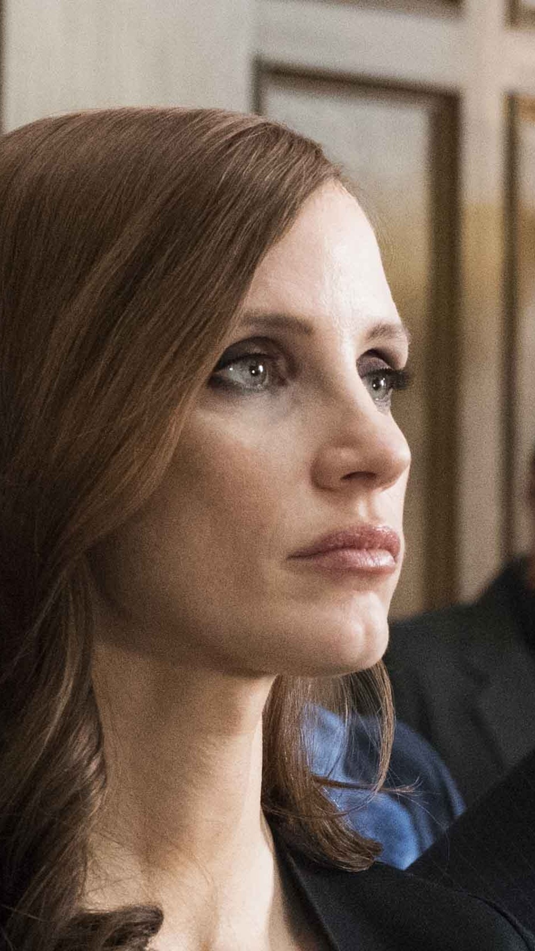 Molly's Game, Jessica Chastain, Idris Elba, HD wallpapers, 1080x1920 Full HD Phone