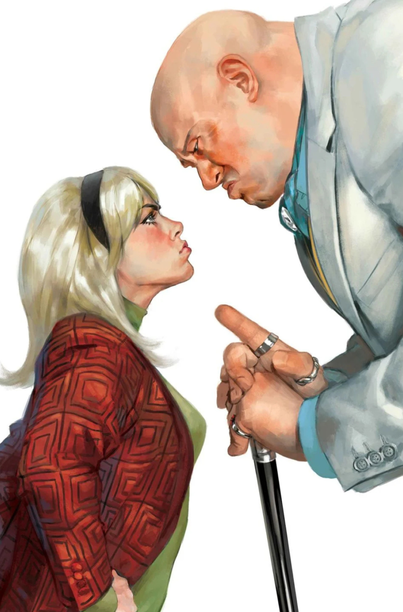 Kingpin's enemy, Gwen Stacy, Dark past, Unexpected hero, 1300x1980 HD Phone