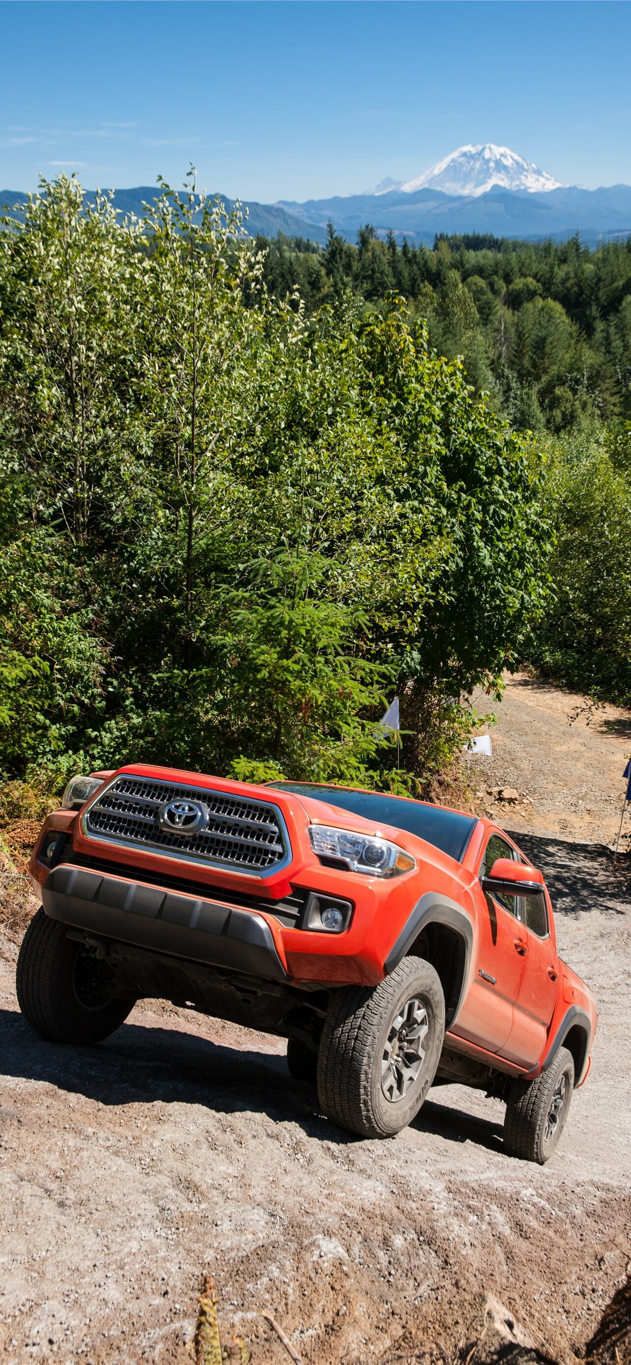 Toyota Tacoma: The model was given the IIHS's Top Safety Pick award in 2009. 1290x2780 HD Wallpaper.