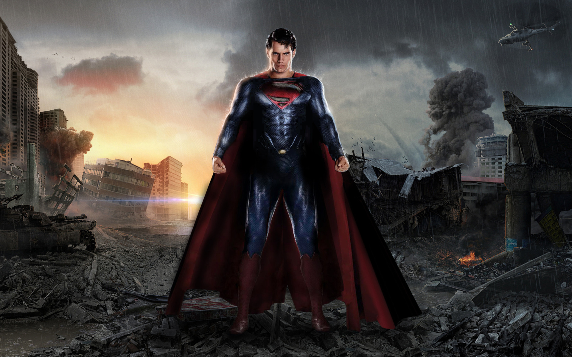Man of Steel, Stunning visuals, Superhero epic, Iconic hero, 1920x1200 HD Desktop