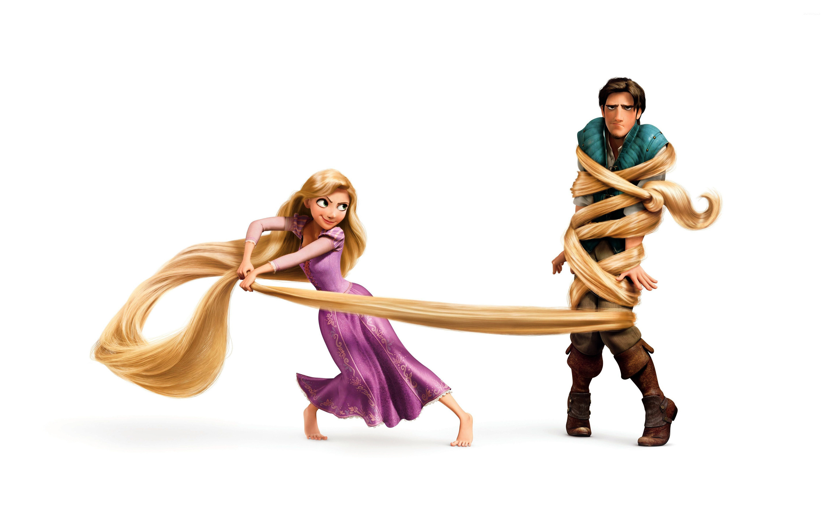 Rapunzel Animation, Flynn Rider, Cartoon wallpapers, Romantic adventure, 2880x1800 HD Desktop