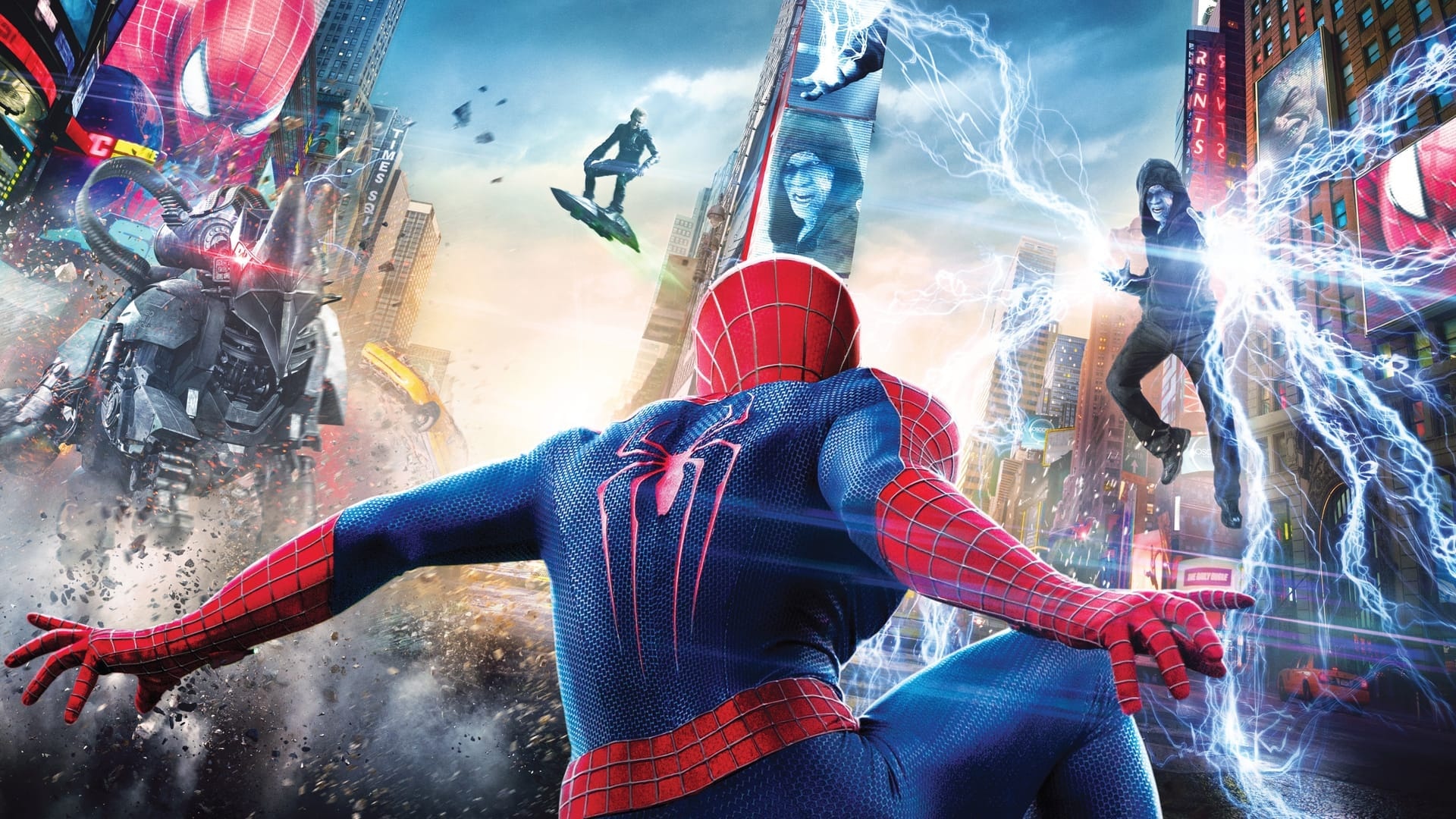 The Amazing Spider-Man 2, Web-slinging adventure, Thrilling action, Electrifying sequel, 1920x1080 Full HD Desktop