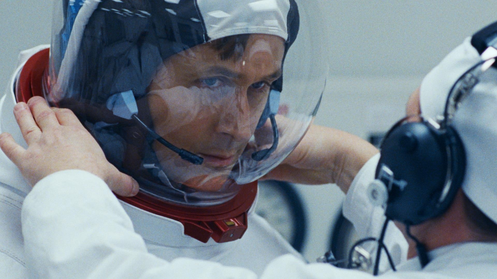 First Man: Portrait of Neil Armstrong, American astronaut and aeronautical engineer. 1920x1080 Full HD Wallpaper.