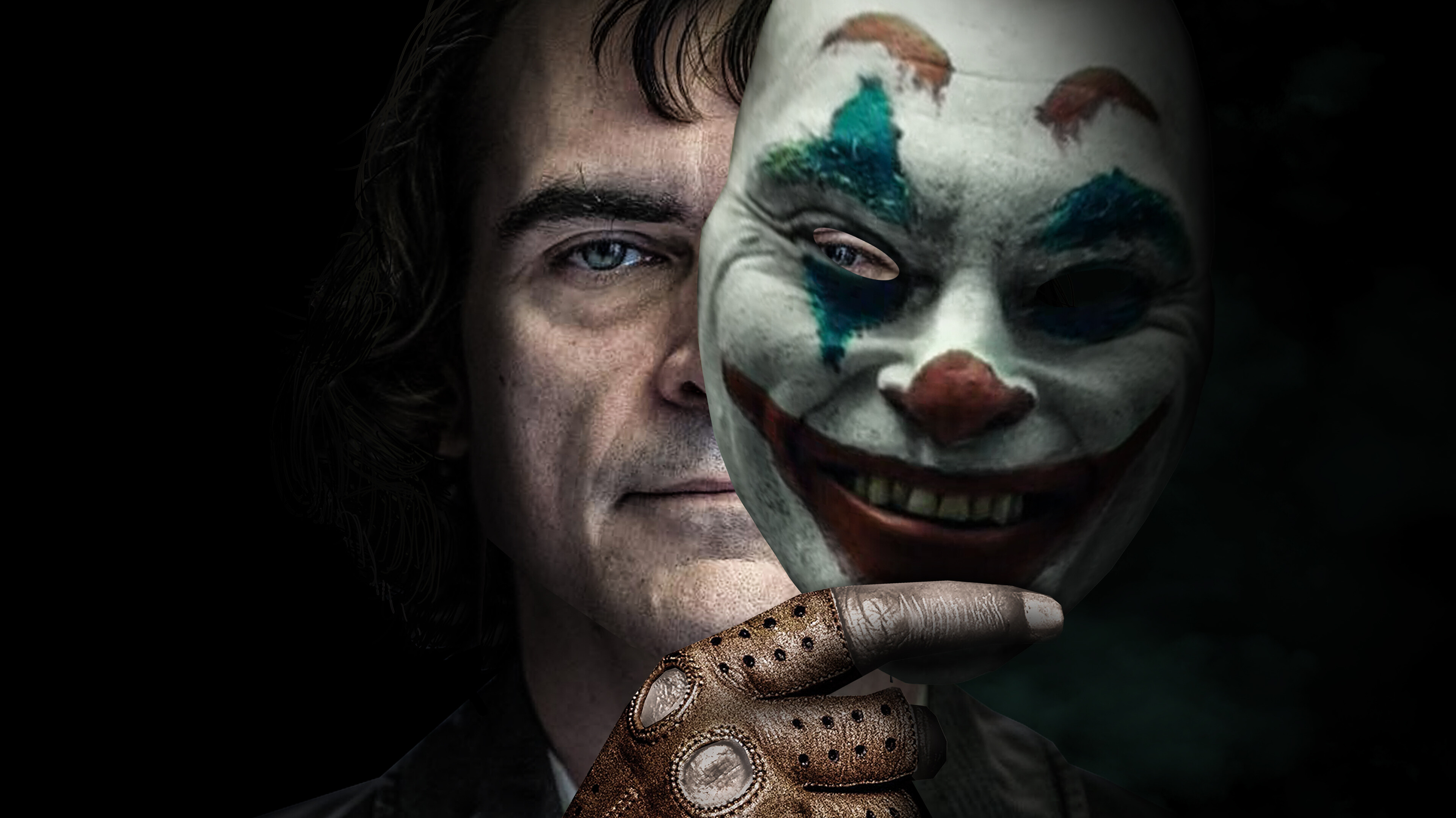 Joker, Dark and thrilling, Cinematic masterpiece, Joaquin Phoenix's tour-de-force, 3840x2160 4K Desktop