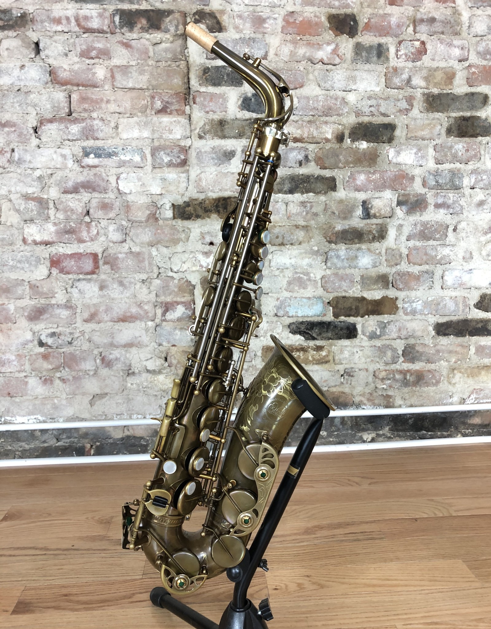 Saxophone: Ishimori Wood Stone “New Vintage” Alto AF Model With High F Key. 1600x2050 HD Wallpaper.