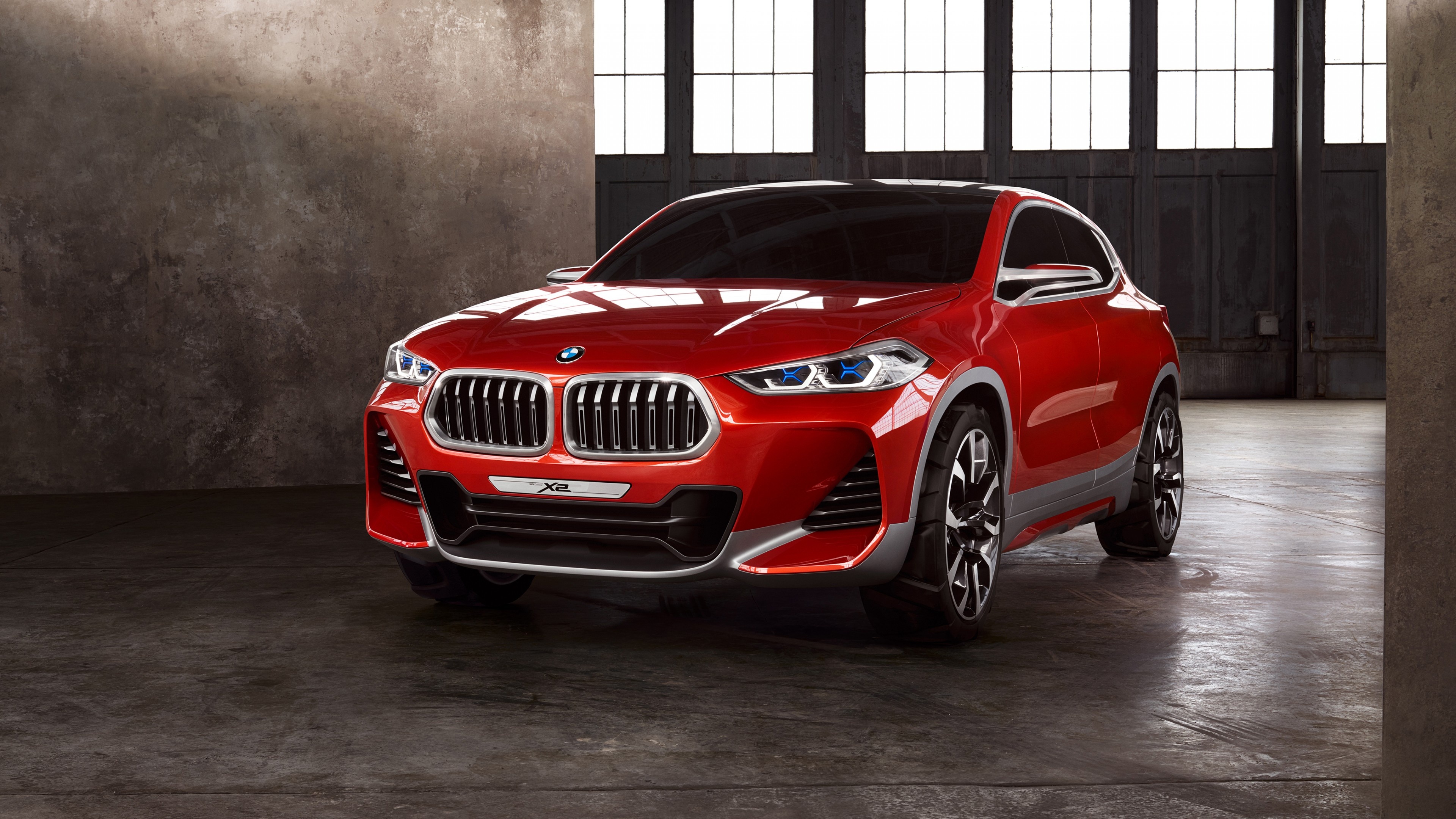 BMW X2, Paris Auto Show 2016, Crossover cars, Limitless adventure, 3840x2160 4K Desktop