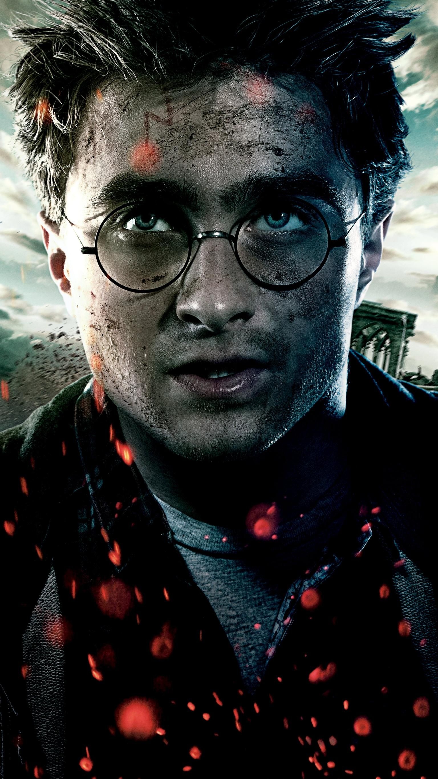 Daniel Radcliffe, Deathly Hallows, Harry Potter franchise, Fanfiction, 1540x2740 HD Phone