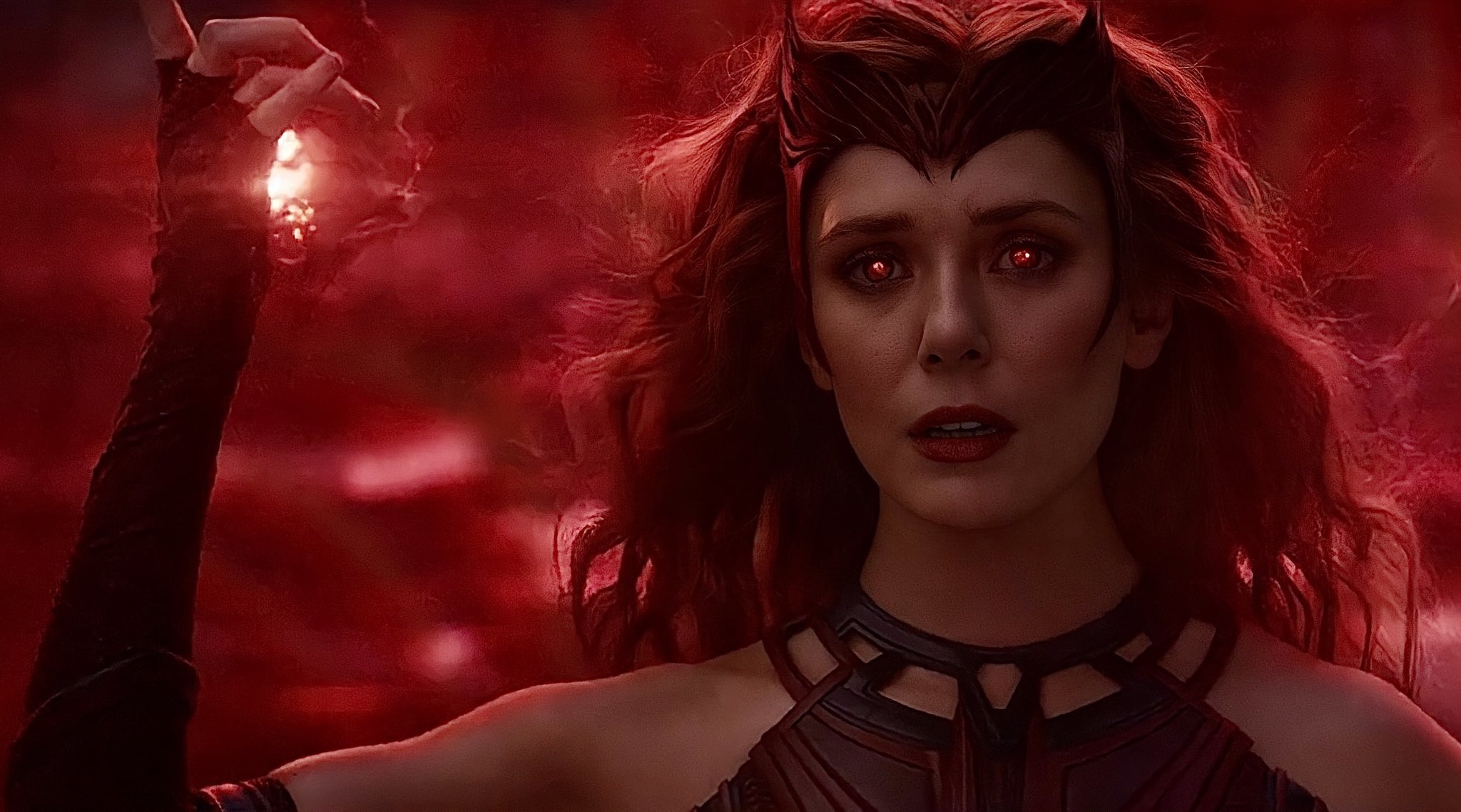 Scarlet Witch, Wandavision episode 9, Wallpaper for widescreen, Marvel Studios, 2050x1140 HD Desktop