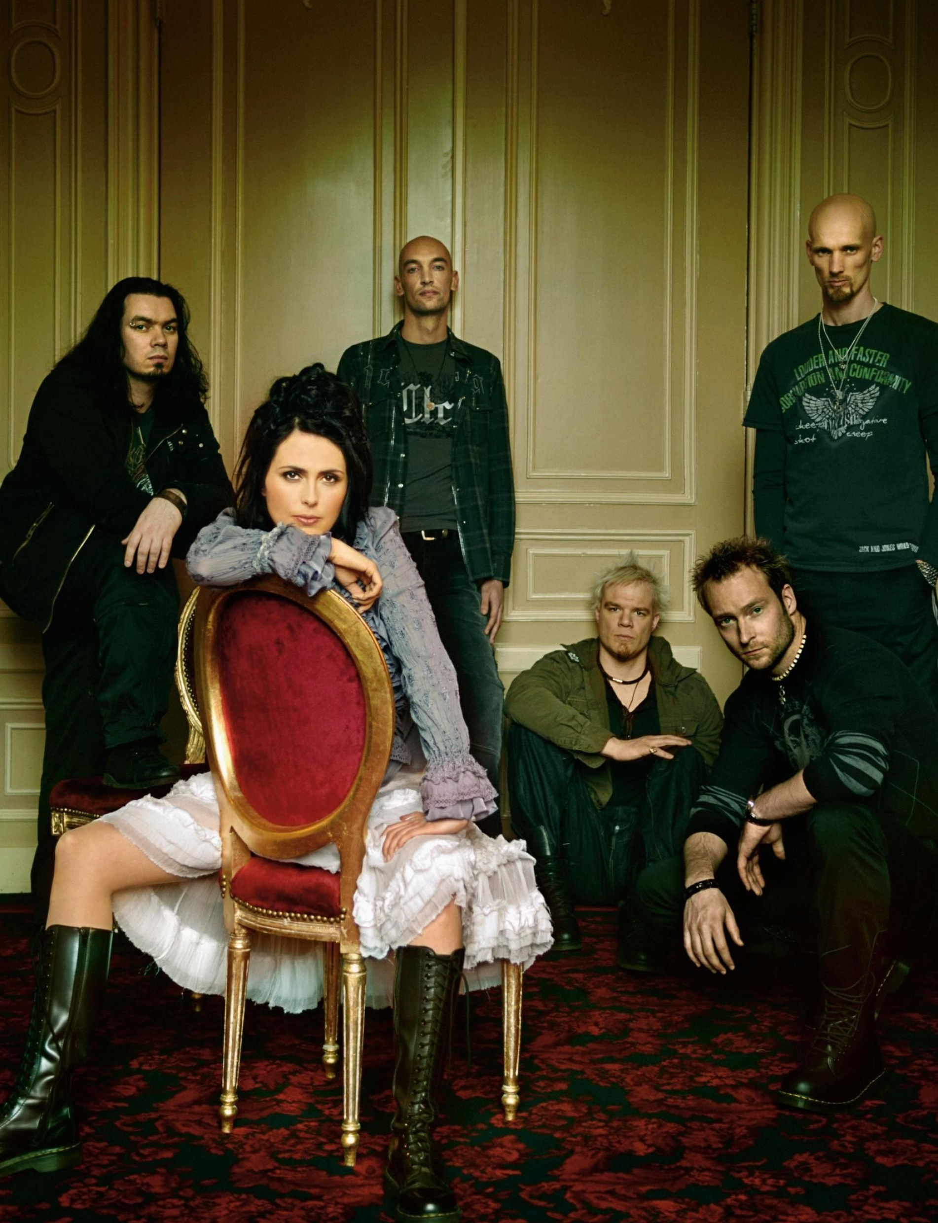Within Temptation: The group classified by critics as gothic metal and symphonic metal. 1910x2480 HD Wallpaper.
