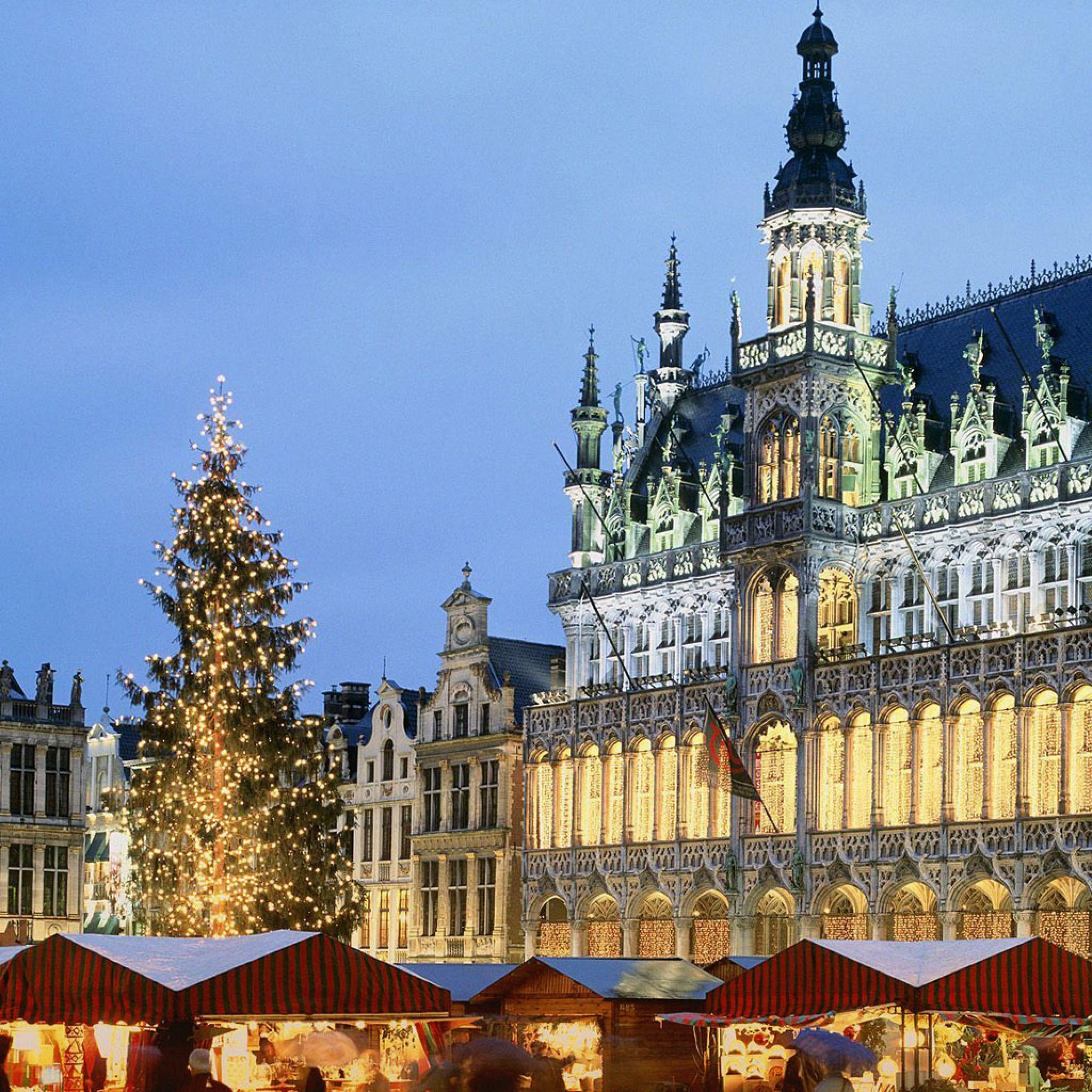Brussels, Grand Place wallpapers, UNESCO World Heritage, Belgian square, 2050x2050 HD Handy