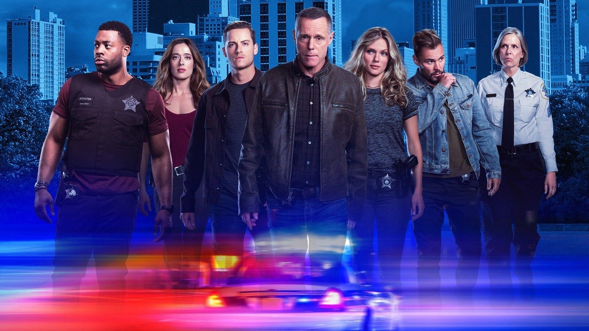 Chicago P.D. (TV Series): A Spin-Off Of "Chicago Fire" And "Chicago Med" Shows, Crossover Characters. 1920x1080 Full HD Background.