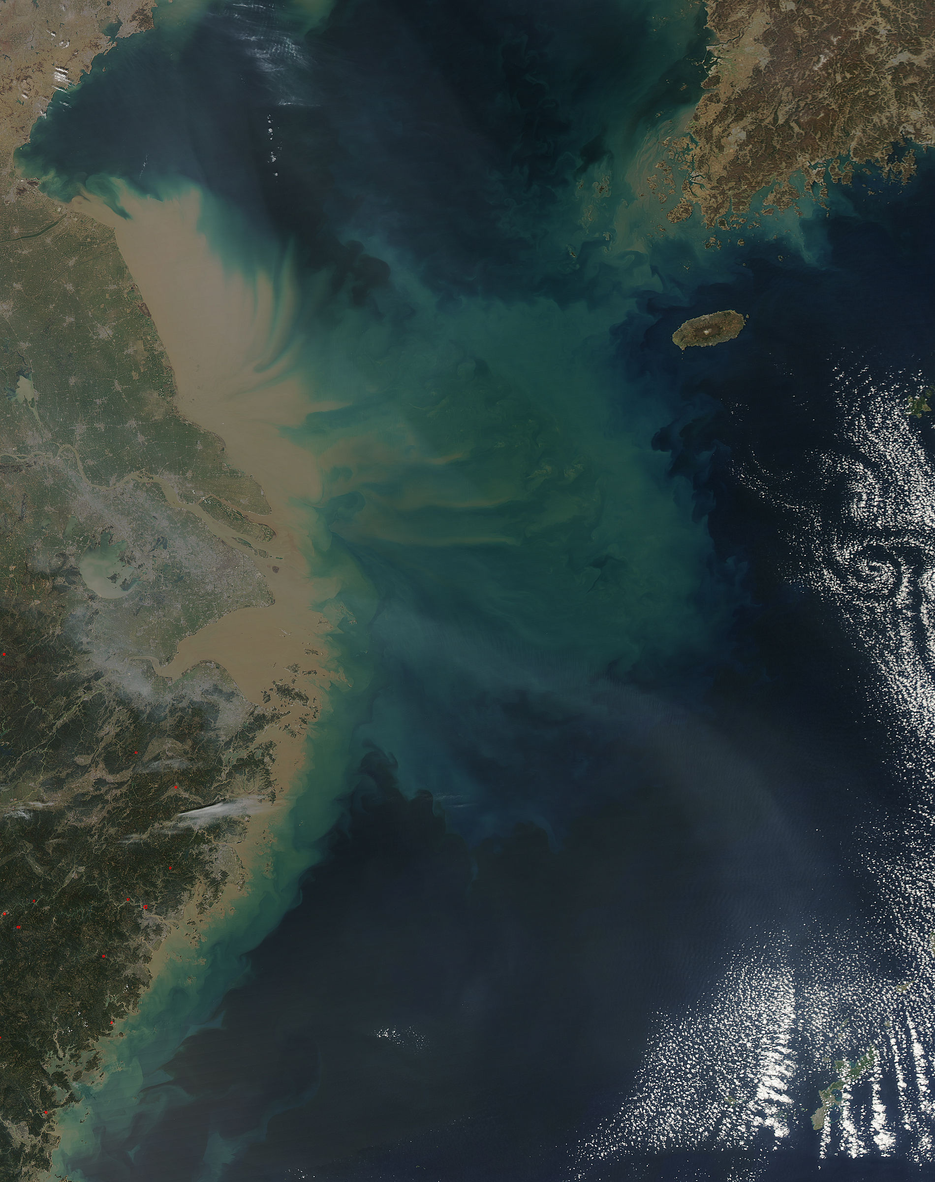 East China Sea, Sediment, Travels, China, 1900x2400 HD Handy