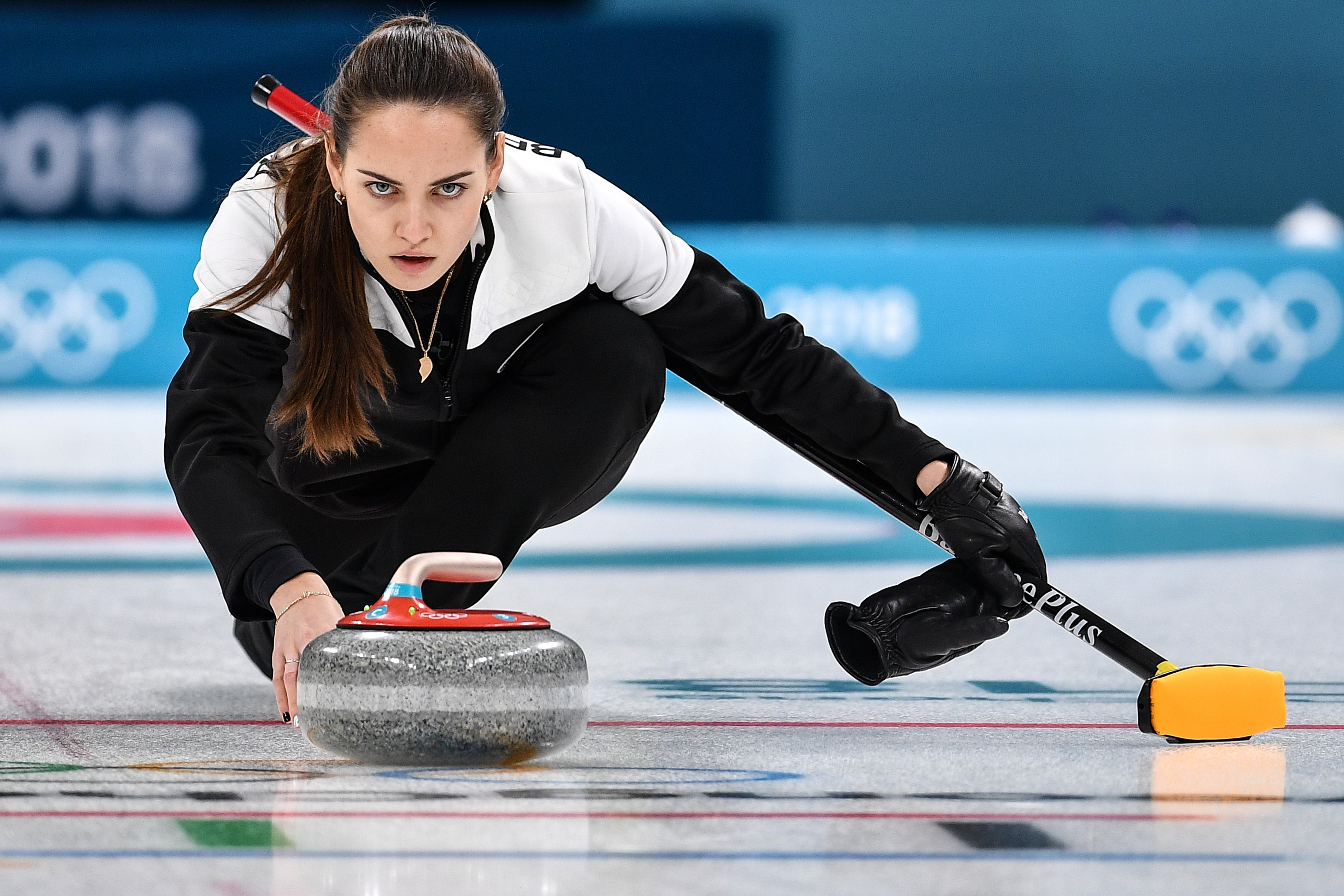 Curling: Anastasia Bryzgalova, A Russian curler, The 2016 World Mixed Doubles Curling Championship gold medalist. 3100x2070 HD Background.