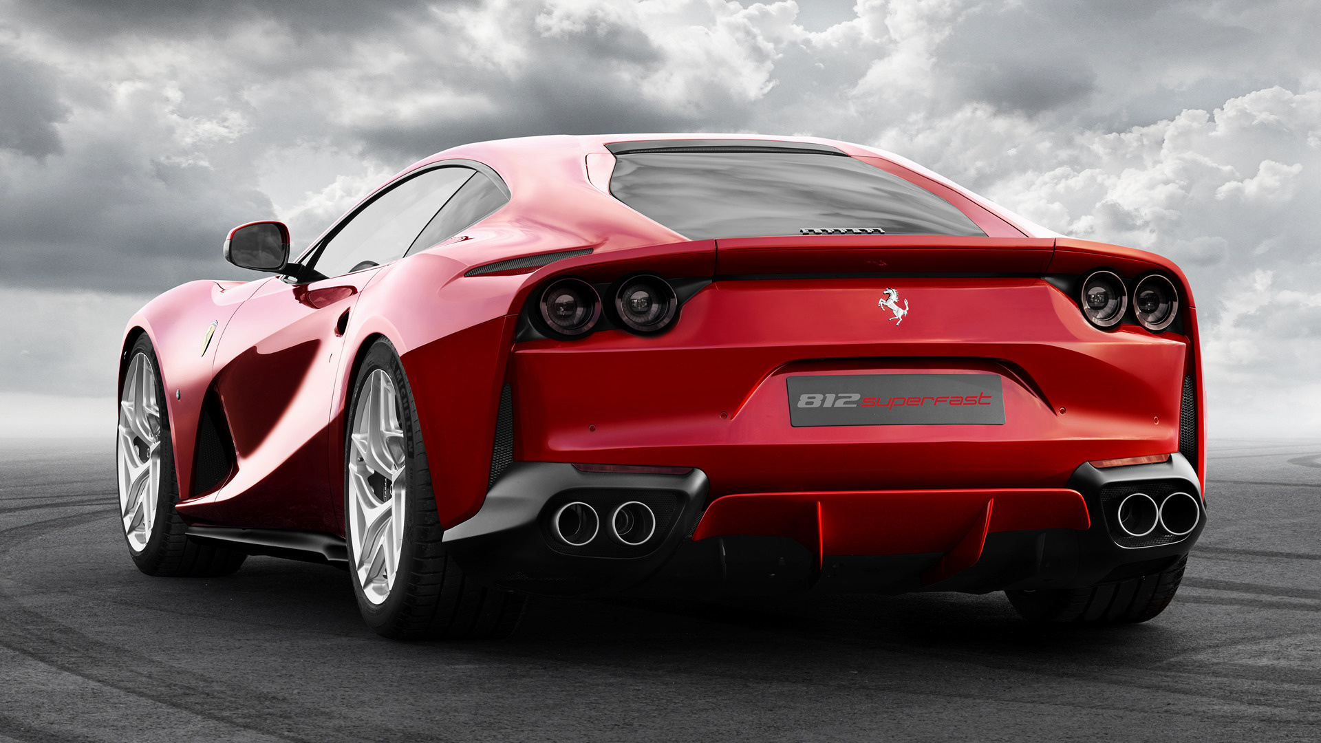 Ferrari 812 Superfast, Exhilarating performance, High-definition images, Car pixel, 1920x1080 Full HD Desktop