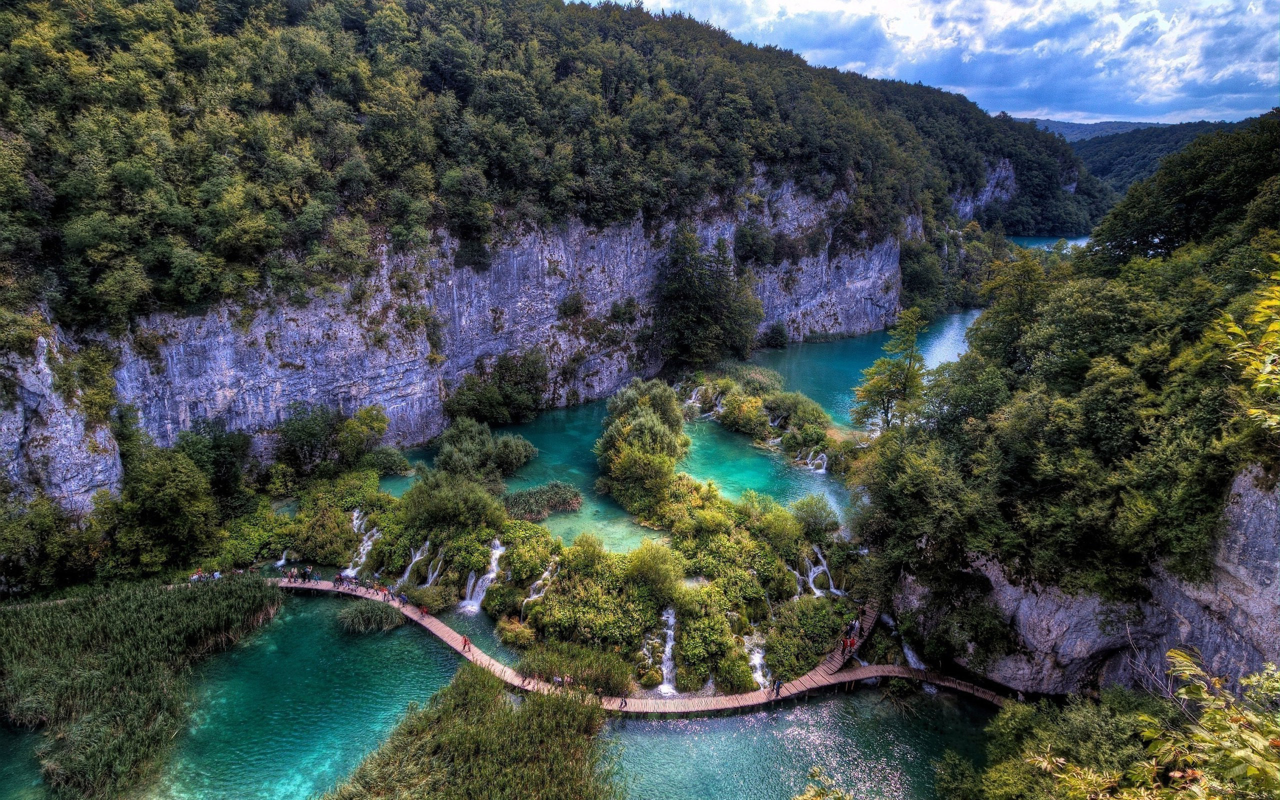 Plitvice Lakes wallpapers, Nature's masterpiece, Breathtaking vistas, Spectacular landscapes, 2560x1600 HD Desktop