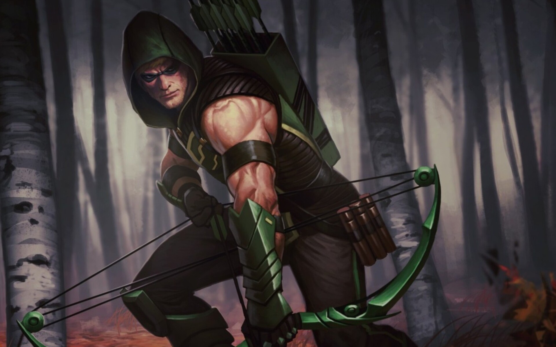 Green Arrow: Oliver, A spoiled billionaire, Superhero. 1920x1200 HD Wallpaper.