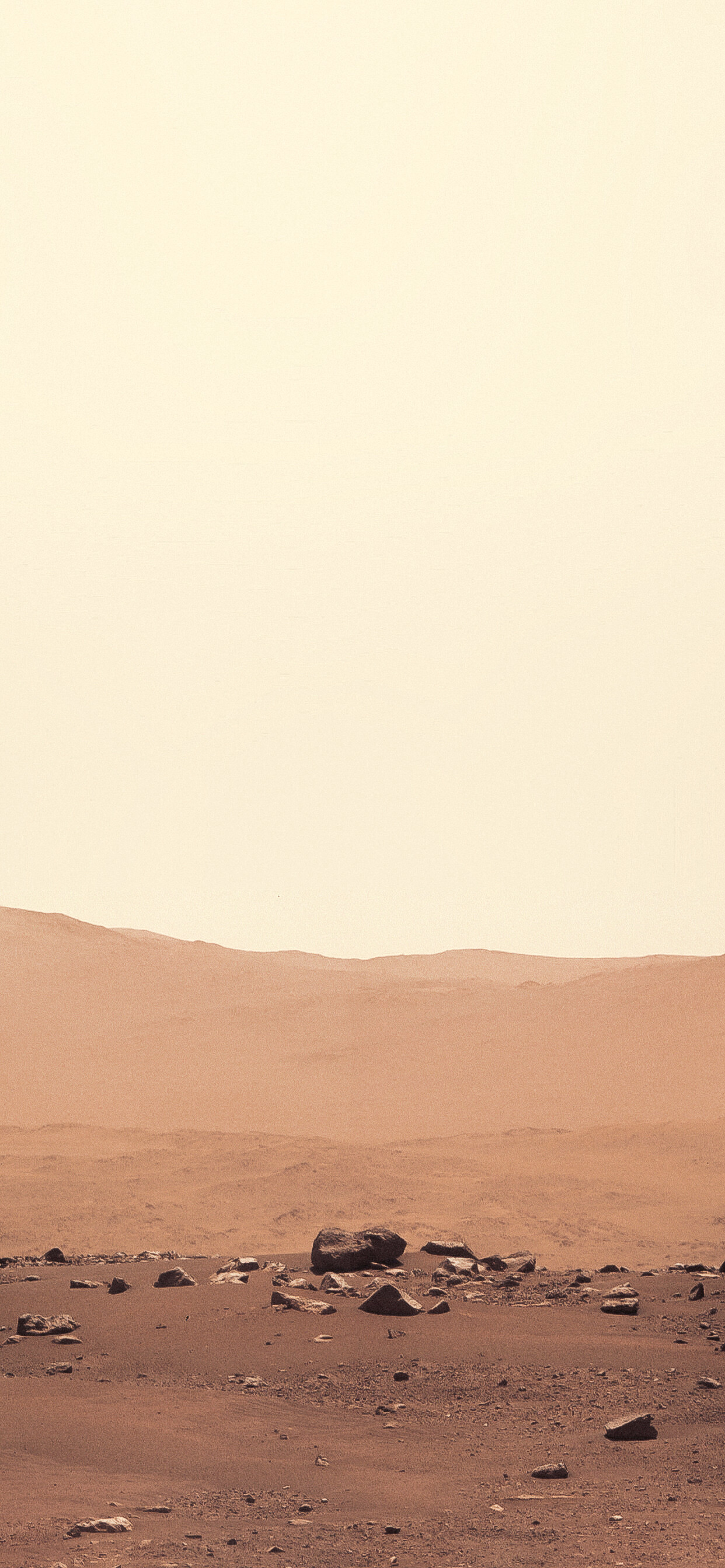 Mars: One day on the planet is approximately one half hour longer than one day on Earth. 1250x2690 HD Background.