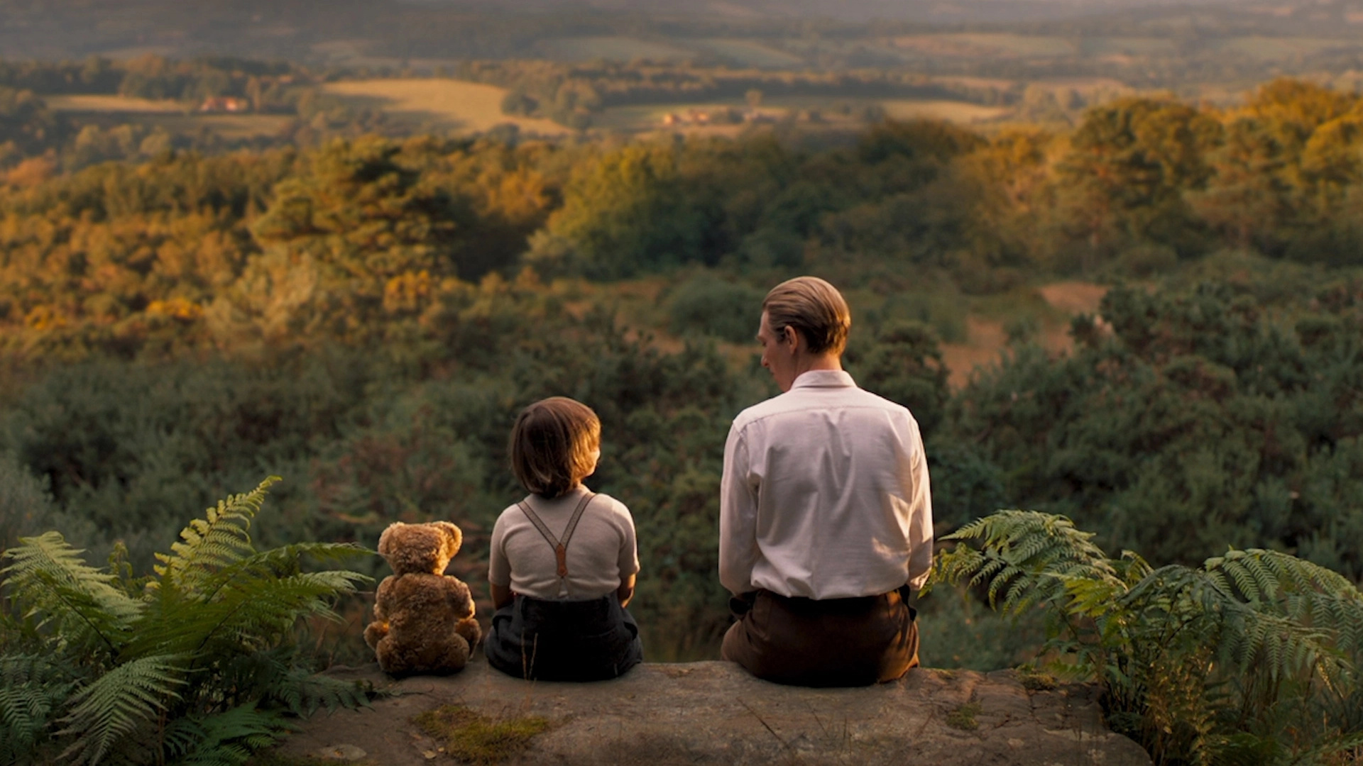 Christopher Robin (Movie): Winnie The Pooh, Will Tilston as 8-year-old Billy Moon. 1920x1080 Full HD Background.