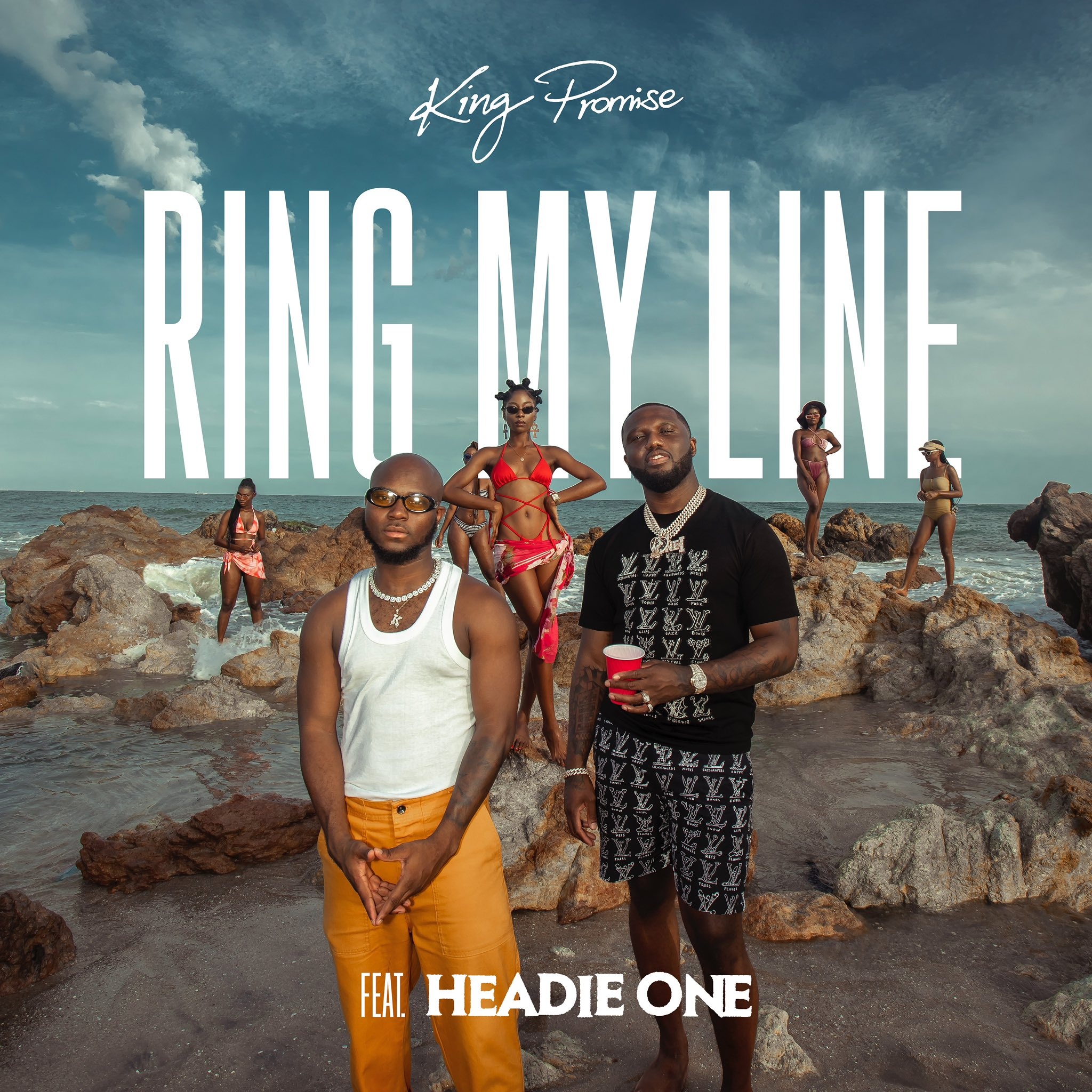 King Promise, Download MP3, Ring my line, Headie One, 2050x2050 HD Phone