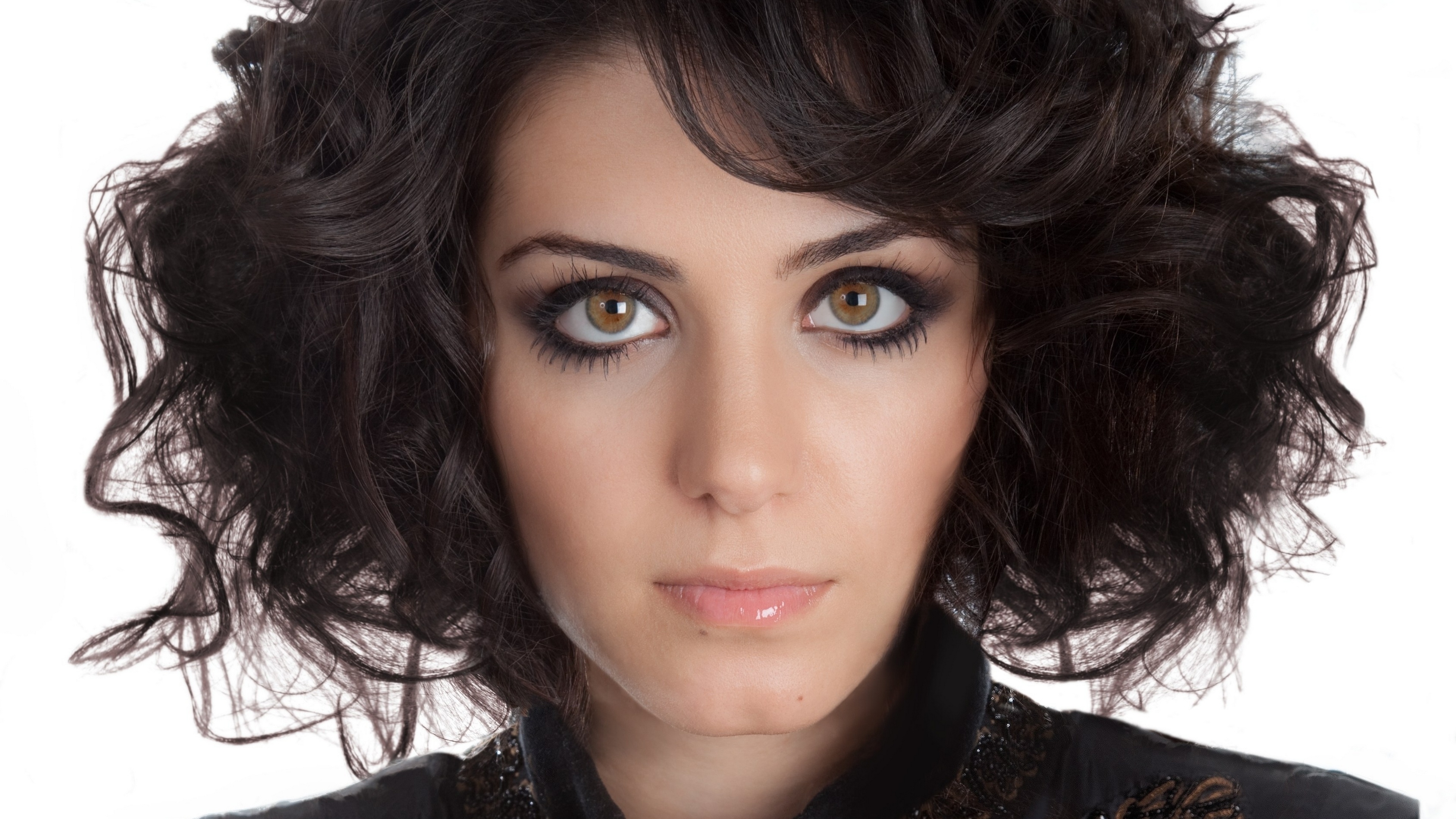 Katie Melua, British singer, Celebrity portrait, Katie Melua makeup, 3840x2160 4K Desktop
