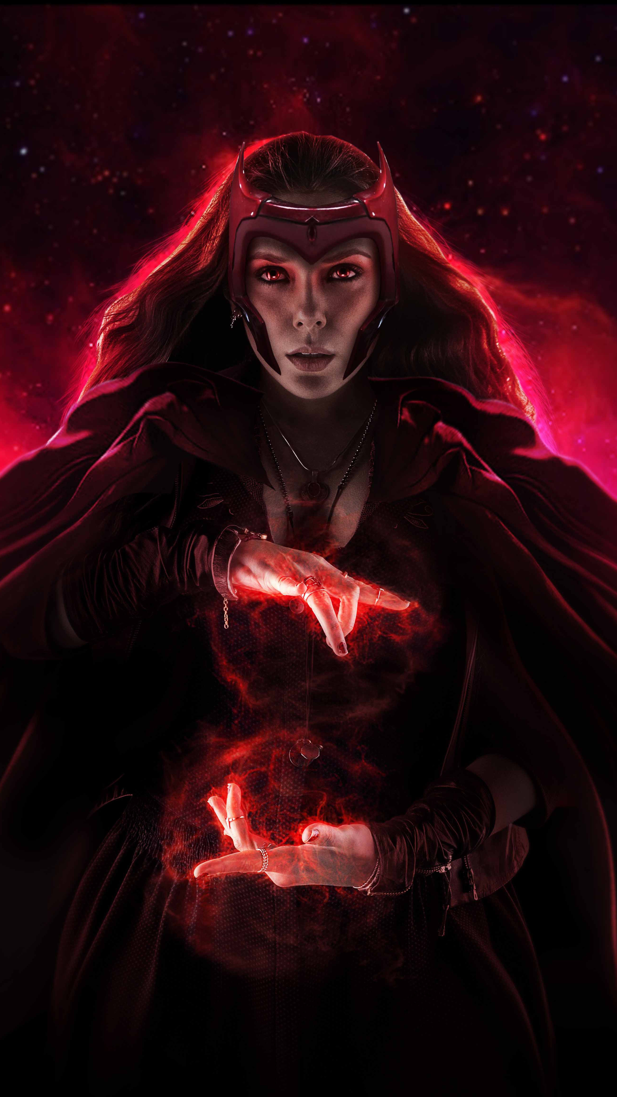 Scarlet Witch, Sony Xperia, 4K wallpapers, Images, 2160x3840 4K Handy