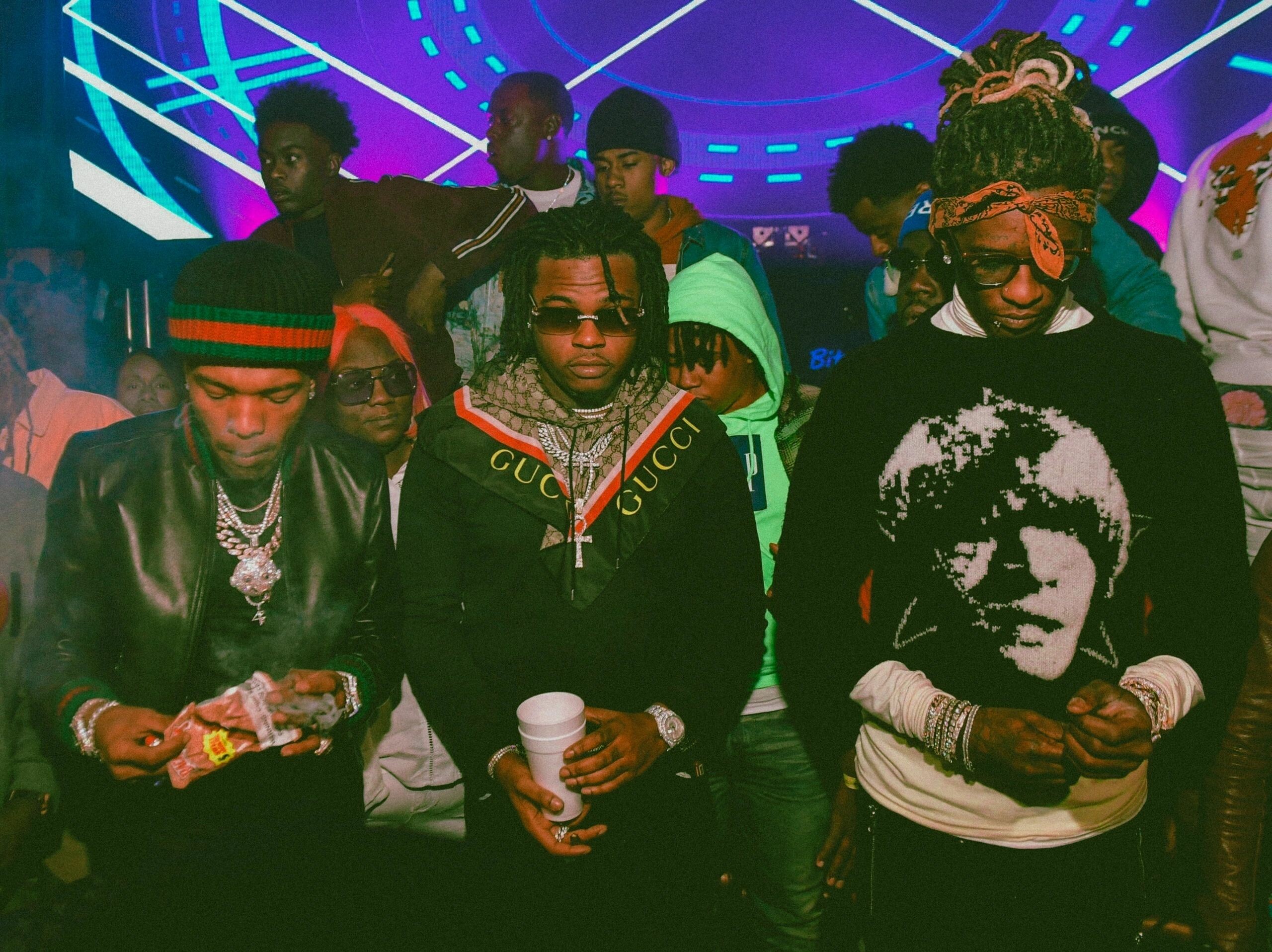 Young Thug: Future, Lamar, Lil Baby, Gunna, Super Slimey 2. 2560x1920 HD Wallpaper.