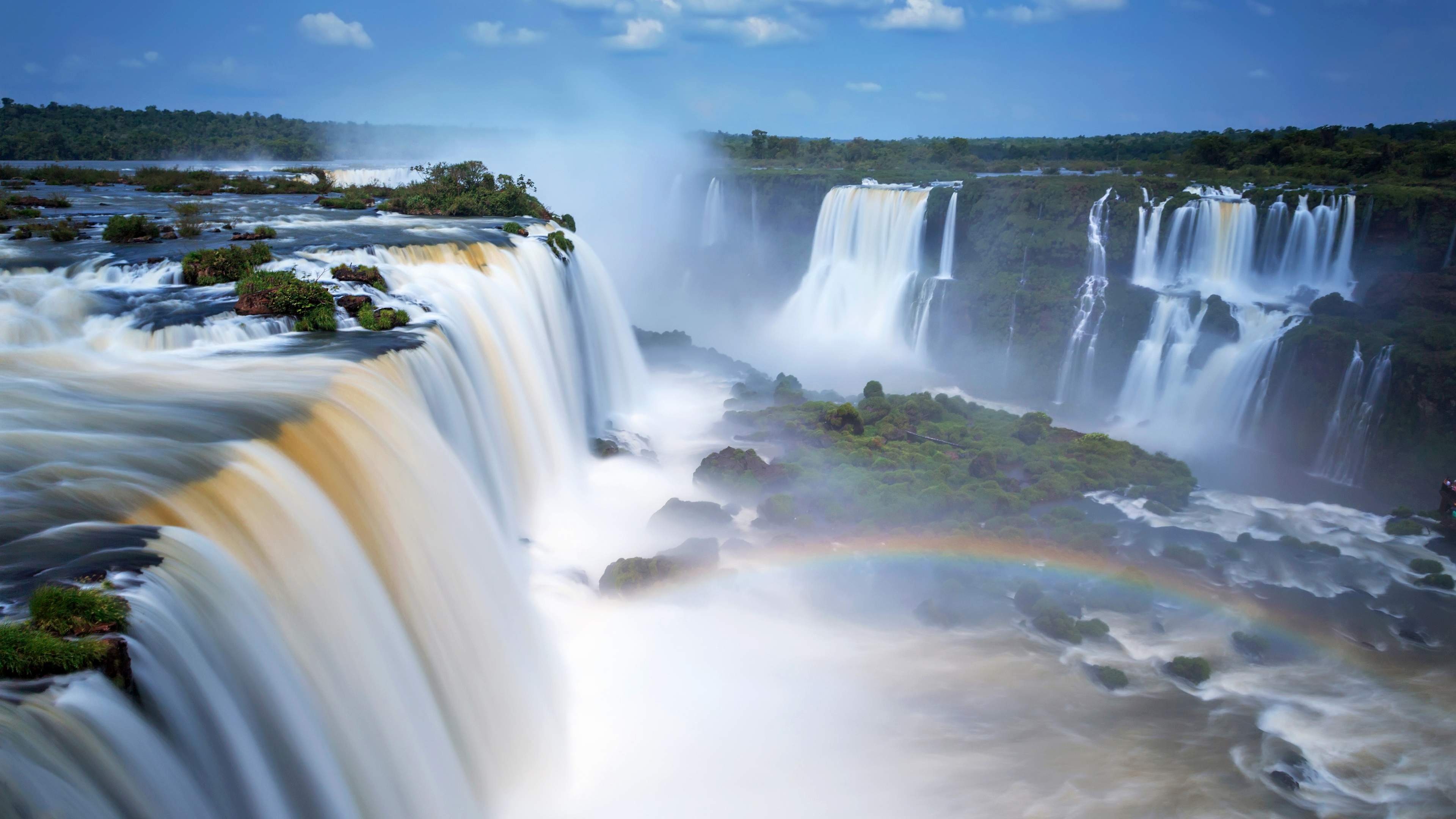 Iguazu Falls, 4K wallpaper, Desktop download, Water falls, 3840x2160 4K Desktop