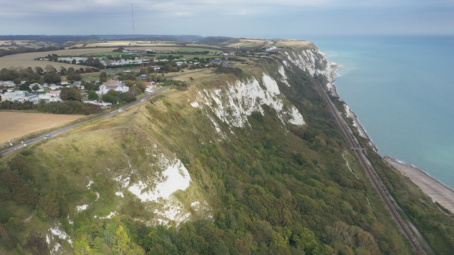 Ikonischer Abschnitt der White Cliffs of Dover zu verkaufen, 1920x1080 Full HD Desktop