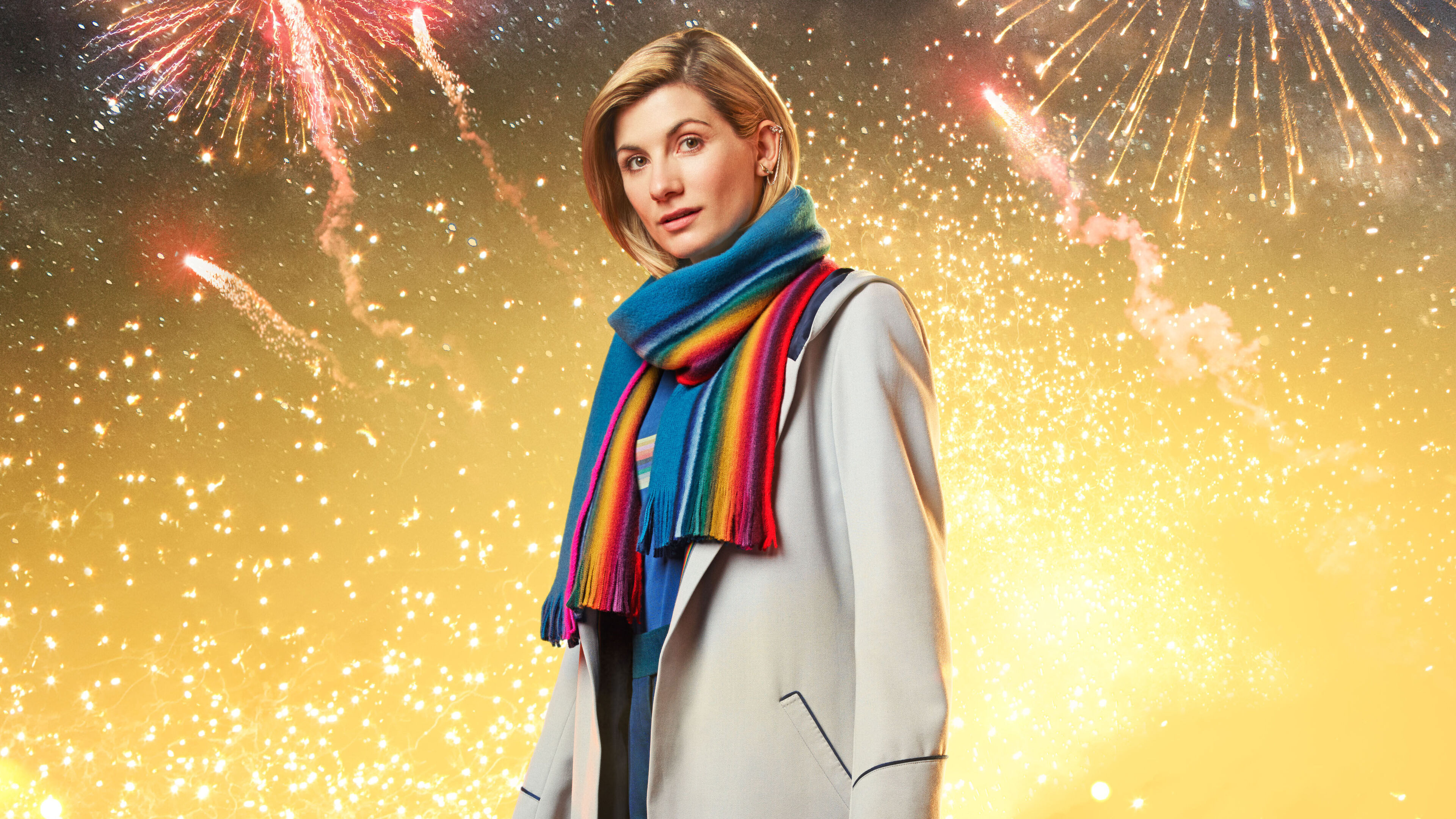 Jodie Whittaker, Doctor Who in 4K, Stunning HD wallpapers, 3840x2160 4K Desktop