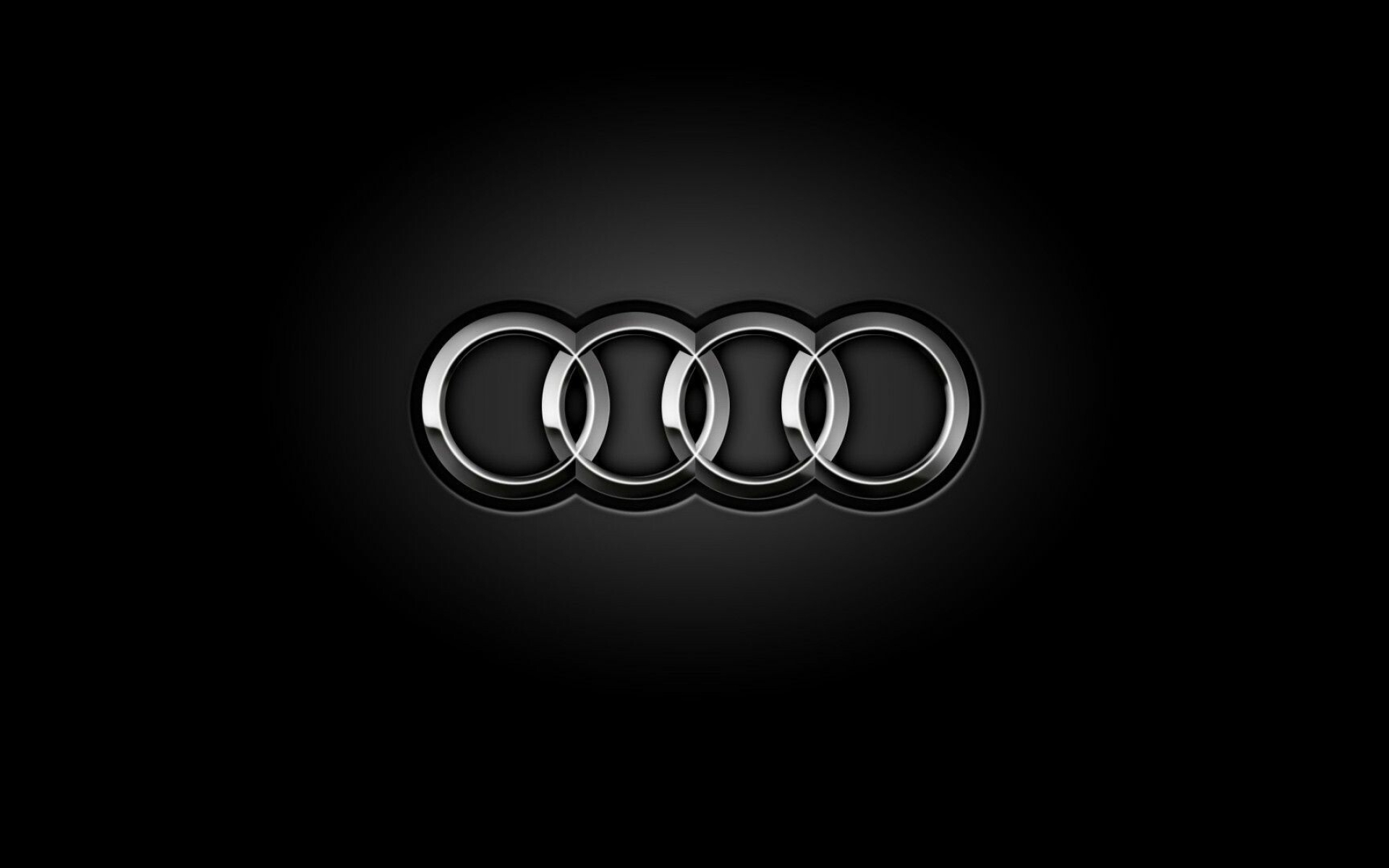 Audi: The four ring logo, A subsidiary of Volkswagen AG. 1920x1200 HD Wallpaper.
