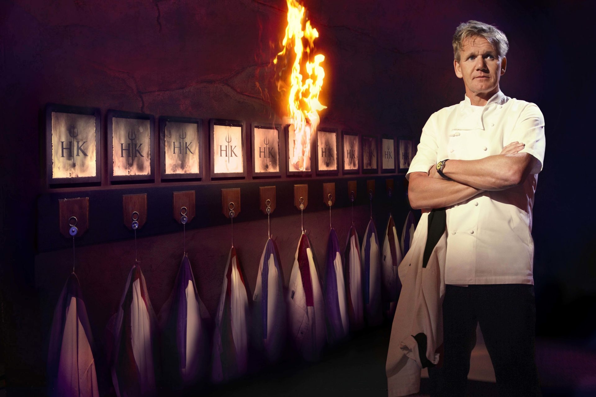 Gordon Ramsay: A head chef in the British series about competitive cookery and food Hell's Kitchen. 1920x1280 HD Wallpaper.