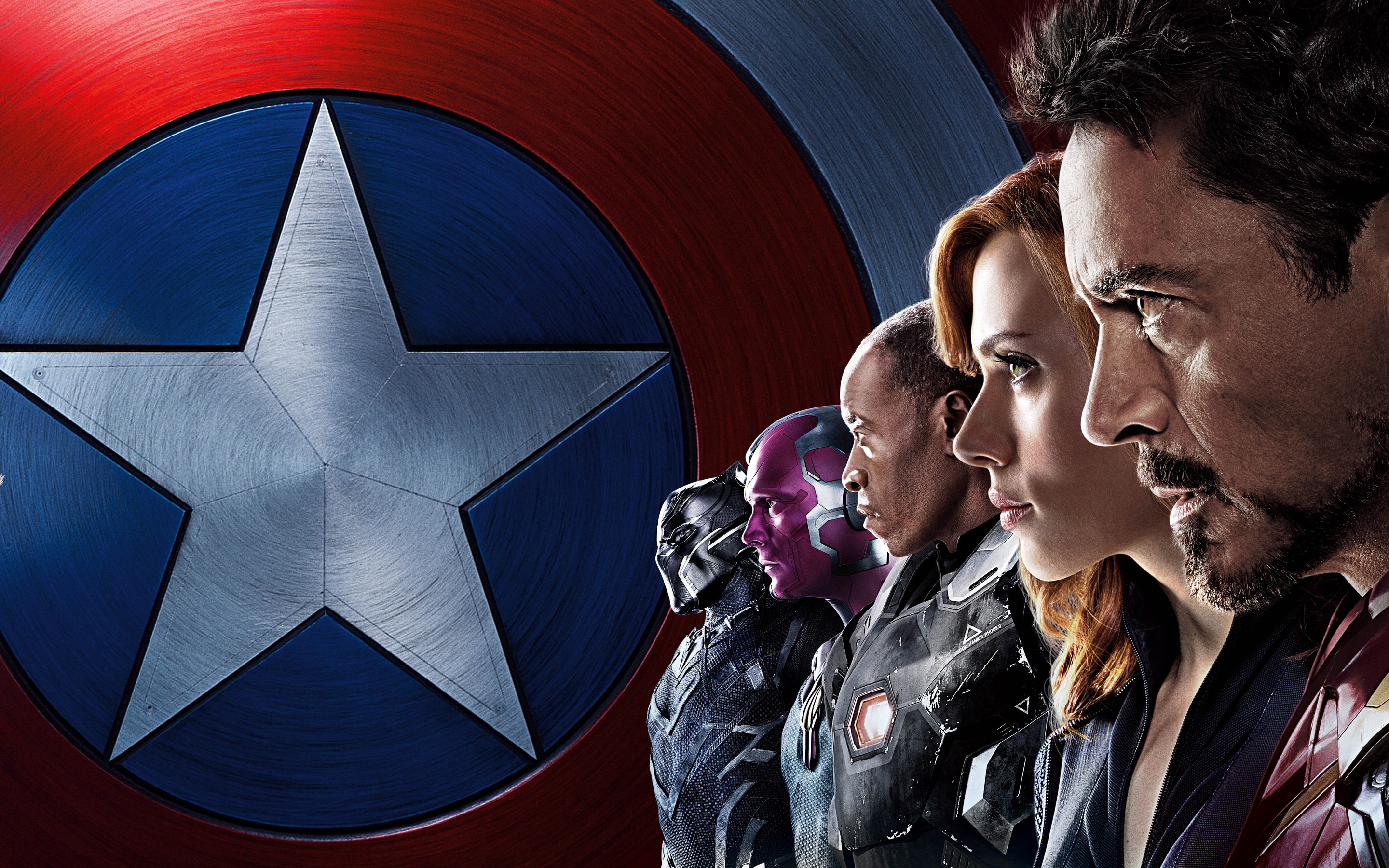 Captain America: Civil War, Iron Man team, Wallpapers HD, 4K, 2880x1800 HD Desktop