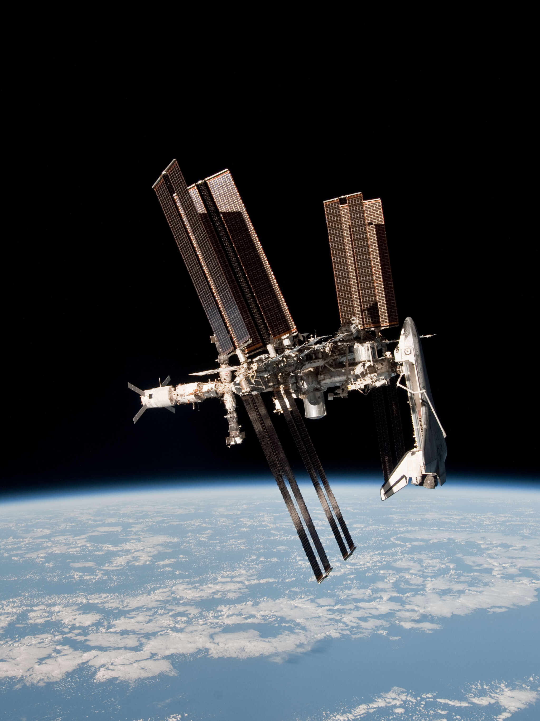 International Space Station: ISS, Home to astronauts from around the world, Shuttle. 2050x2740 HD Wallpaper.