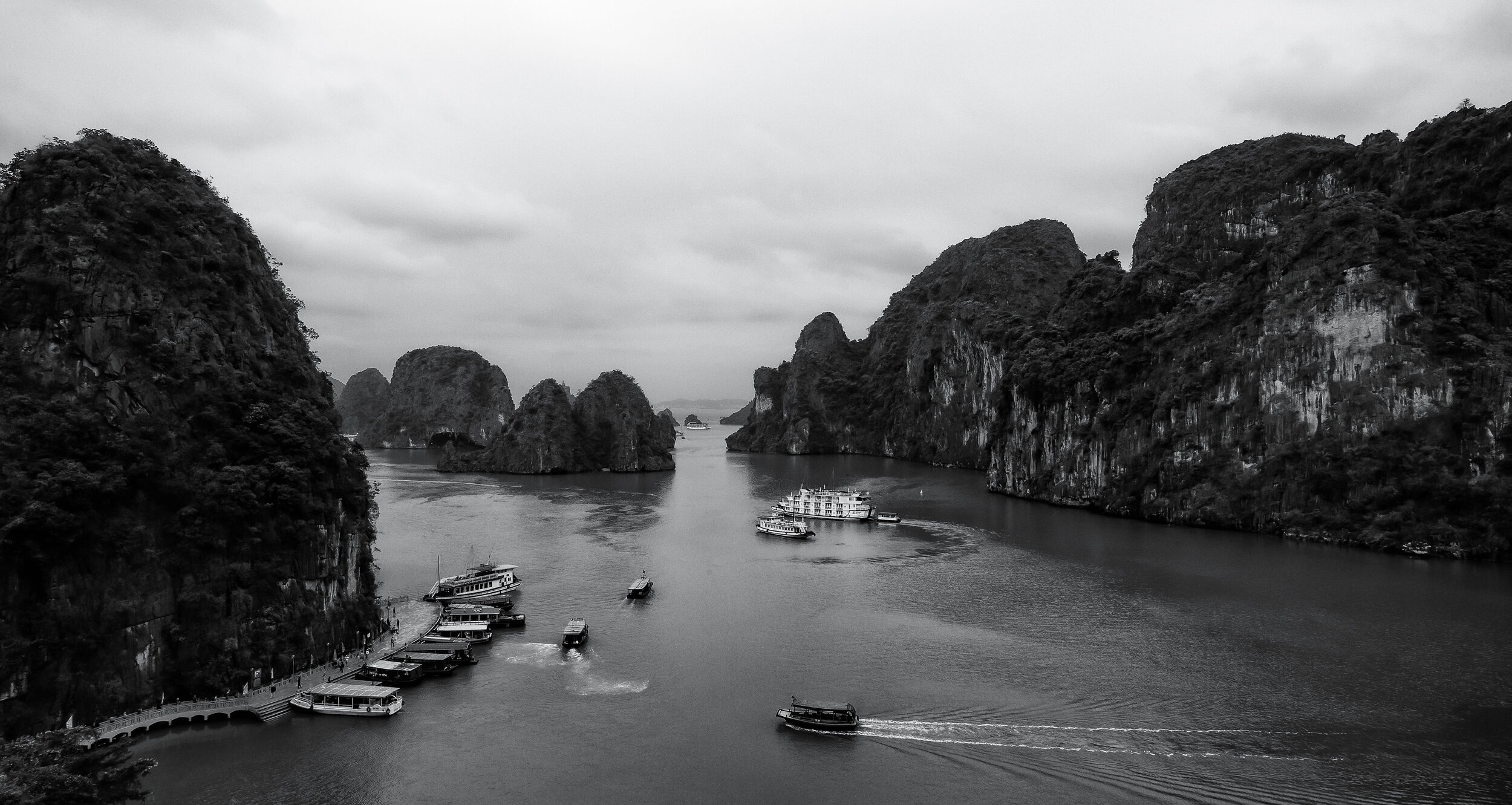 Ha Long Bay, Vietnamese gem, Josh Ellis photography, Stunning landscapes, 2500x1340 HD Desktop