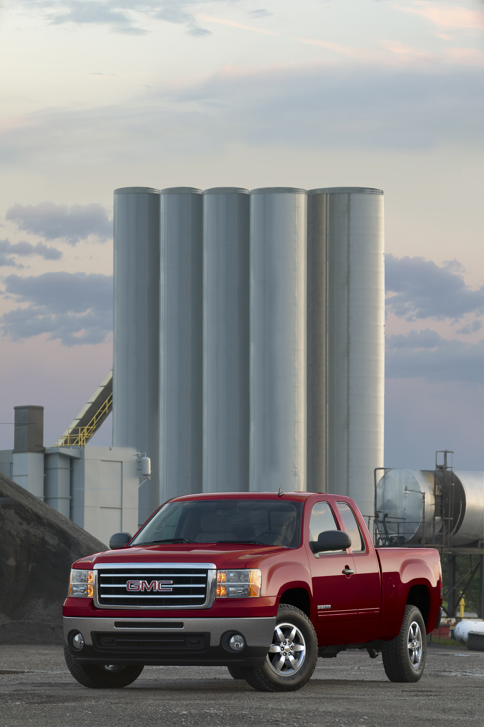 GMC Sierra: Five-seat full-size pickup truck, General Motors Truck Company, An off-road-ready exterior. 2000x3000 HD Background.