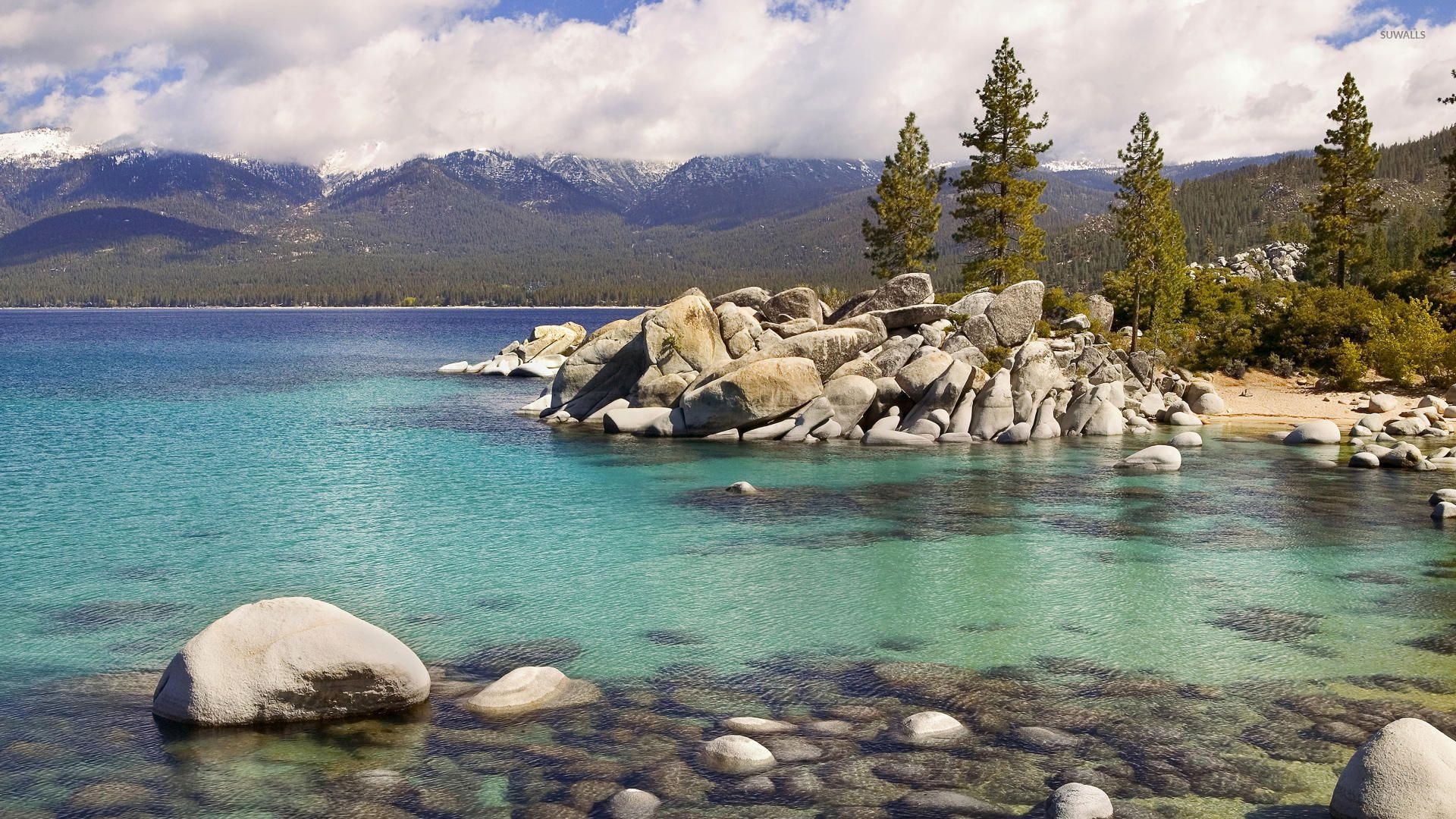 Lake Tahoe Summer, Wallpapers, 4k HD, 1920x1080 Full HD Desktop