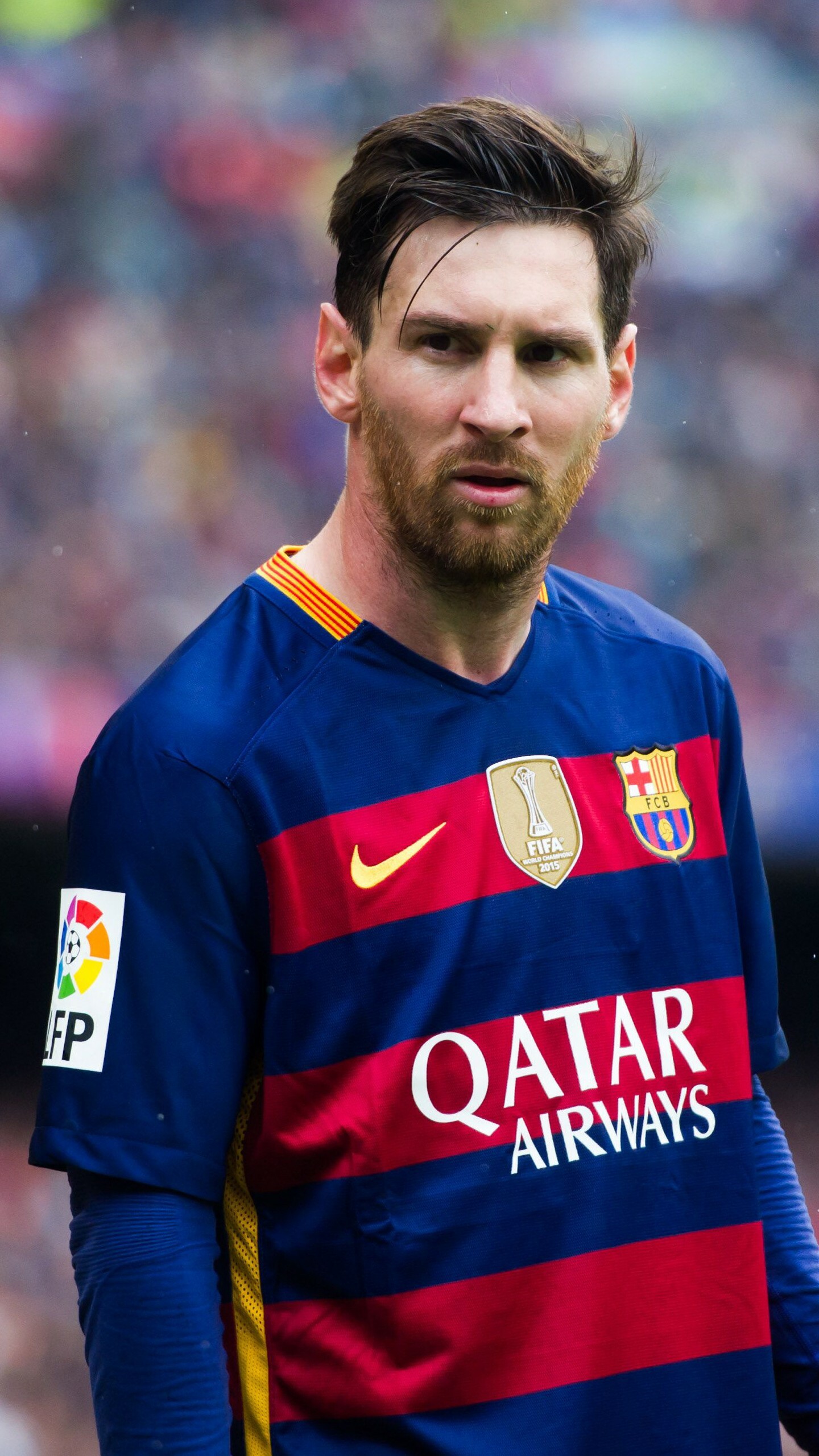 FC Barcelona: Lionel Messi, Barcelona's all-time top scorer. 1440x2560 HD Wallpaper.