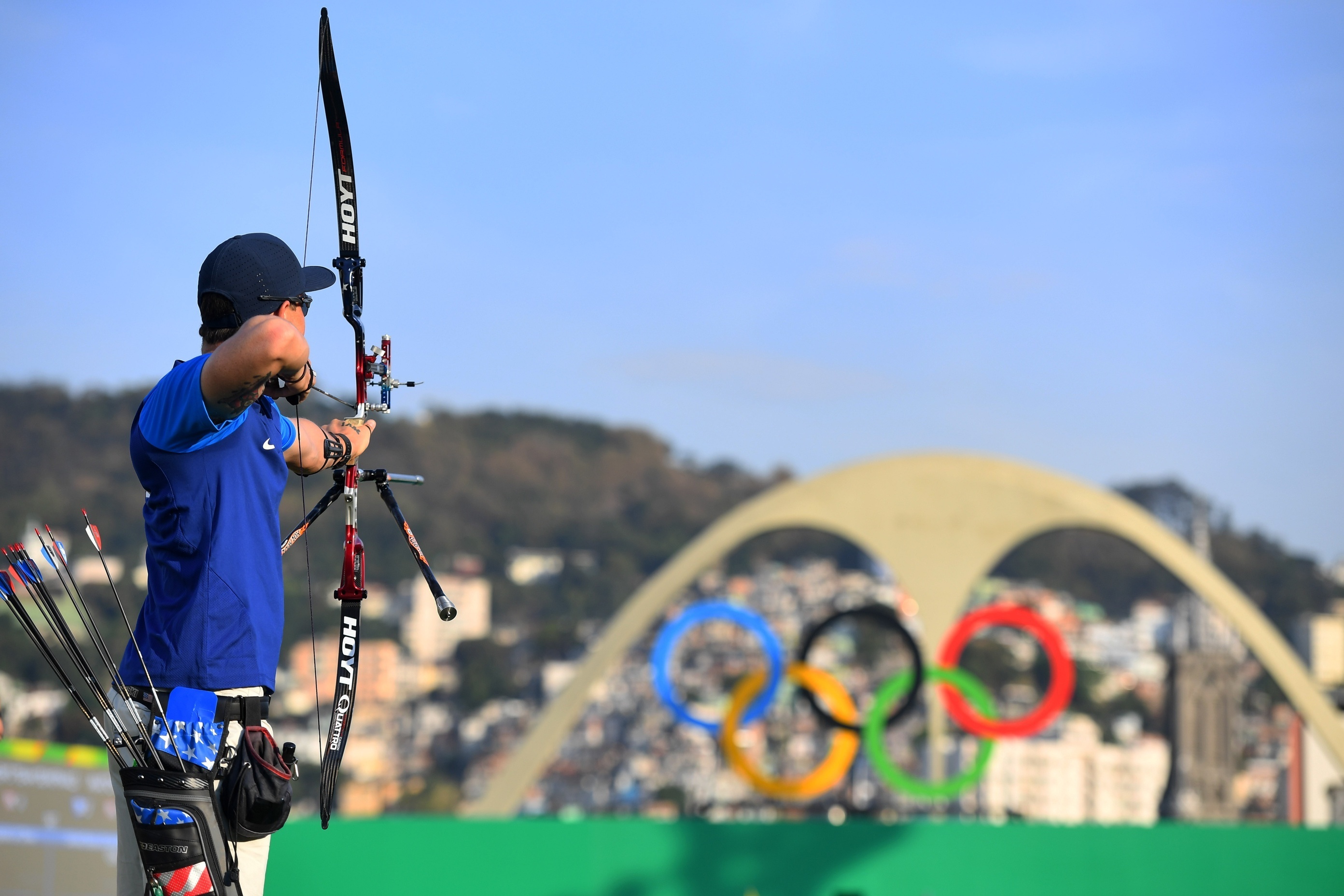 Archery: Rio 2016 Summer Olympics, Samba Stadium, Brazil. 2790x1860 HD Wallpaper.
