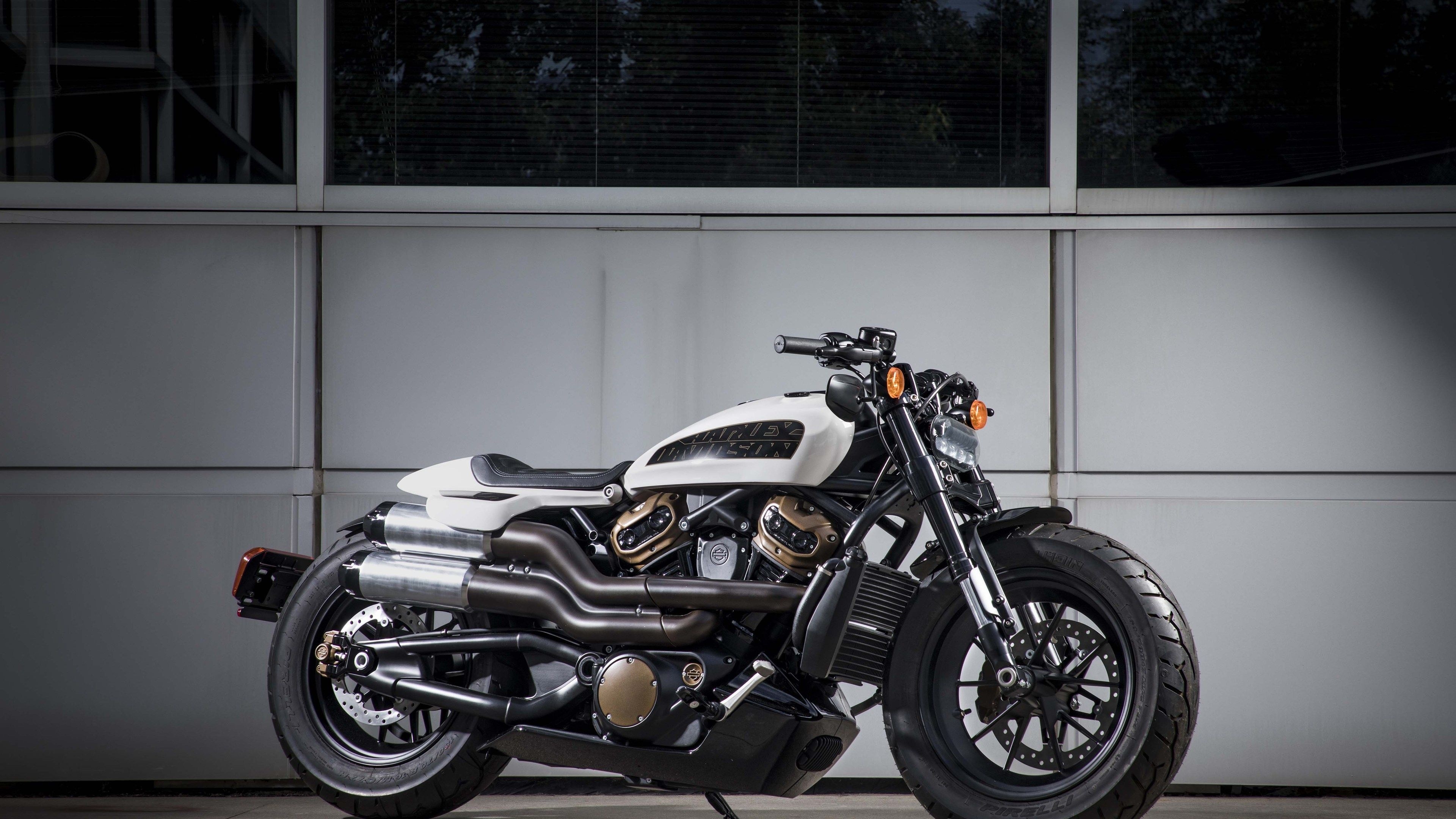 Harley Davidson, 2020 models, Custom bikes, Motorcycle wallpaper, 3840x2160 4K Desktop