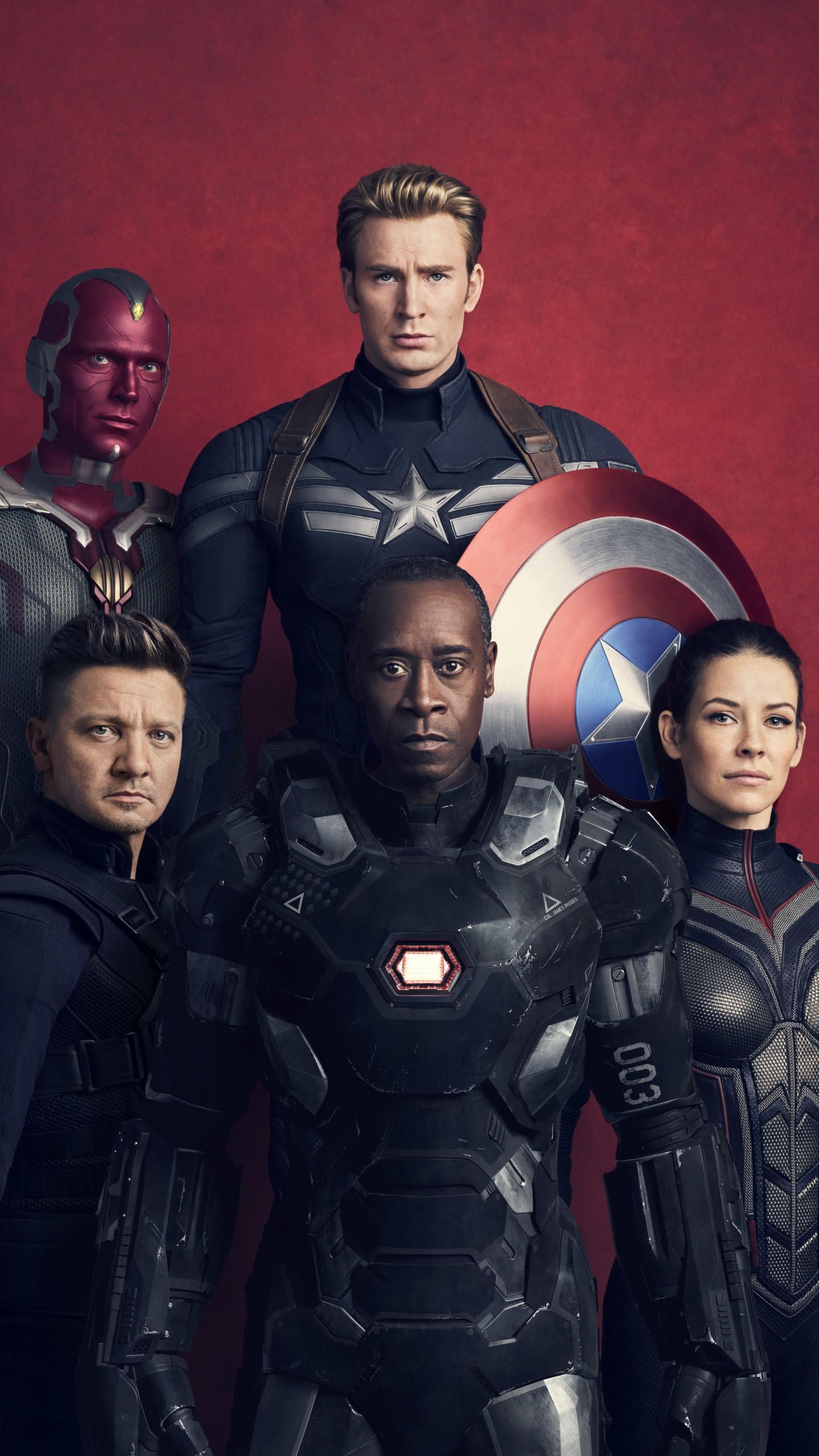 Don Cheadle, Avengers Infinity War, Vanity Fair cover, Marvel superheroes, 1440x2560 HD Phone