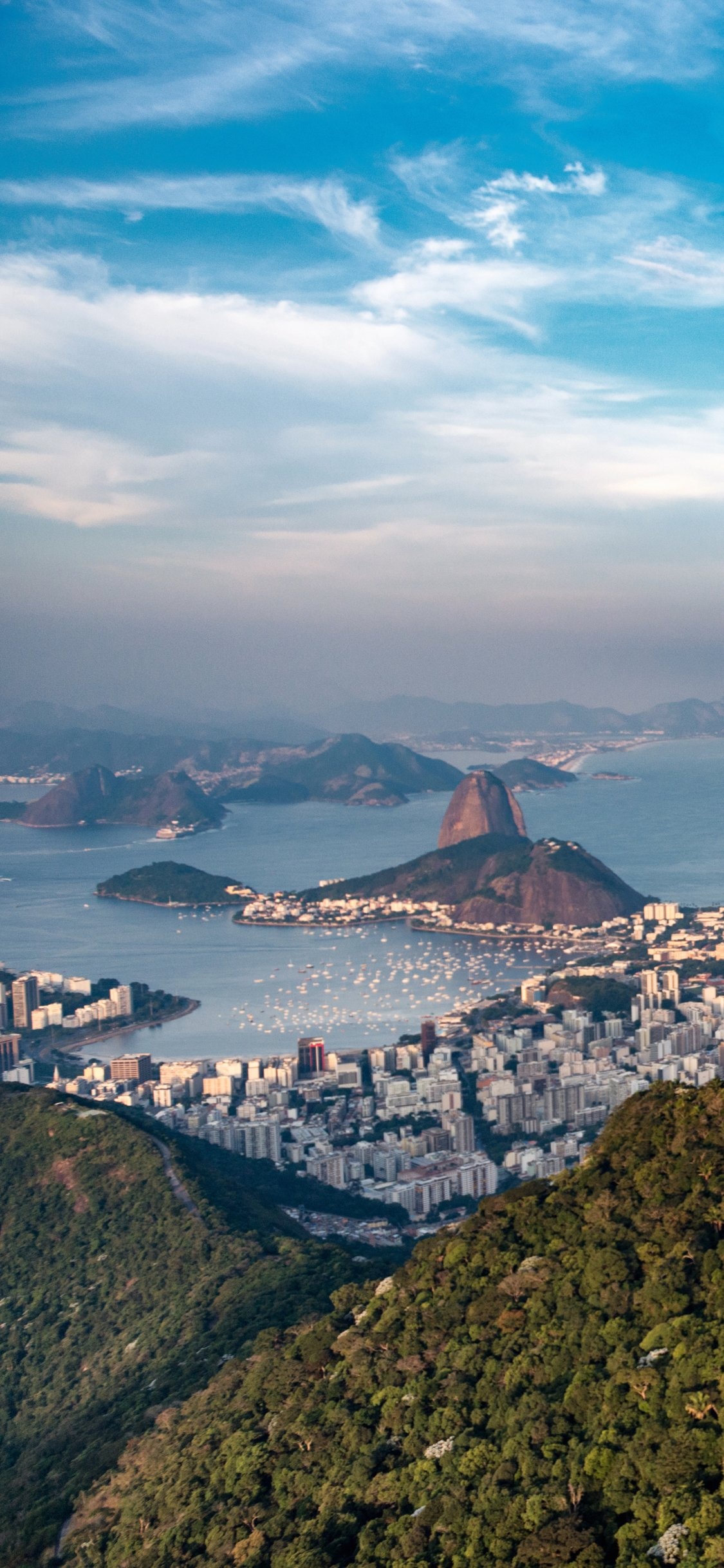 Rio de Janeiro, Man made city, Brazilian culture, Landmark, 1130x2440 HD Handy