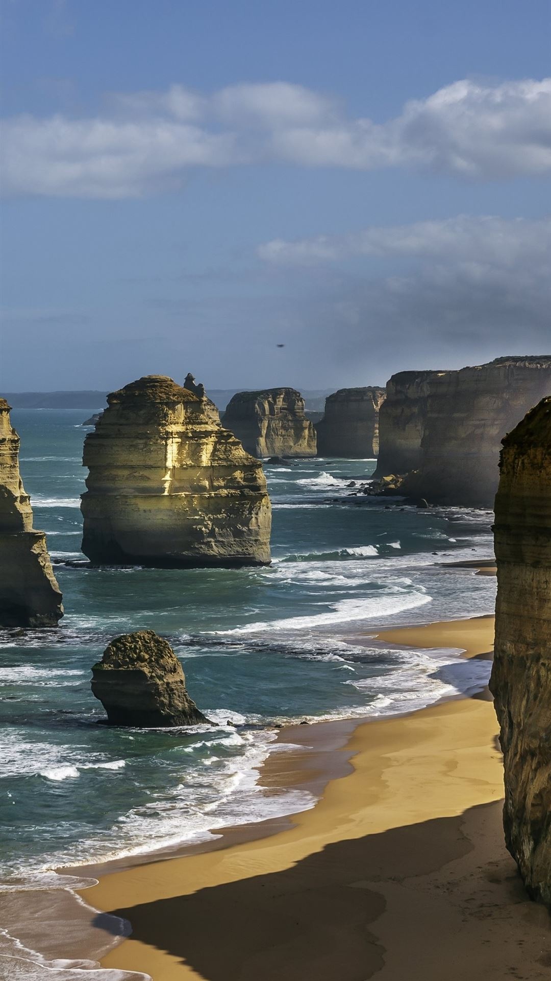 Twelve Apostles, Stunning cliffs, Australia LG V30 wallpapers, Free download, 1080x1920 Full HD Phone