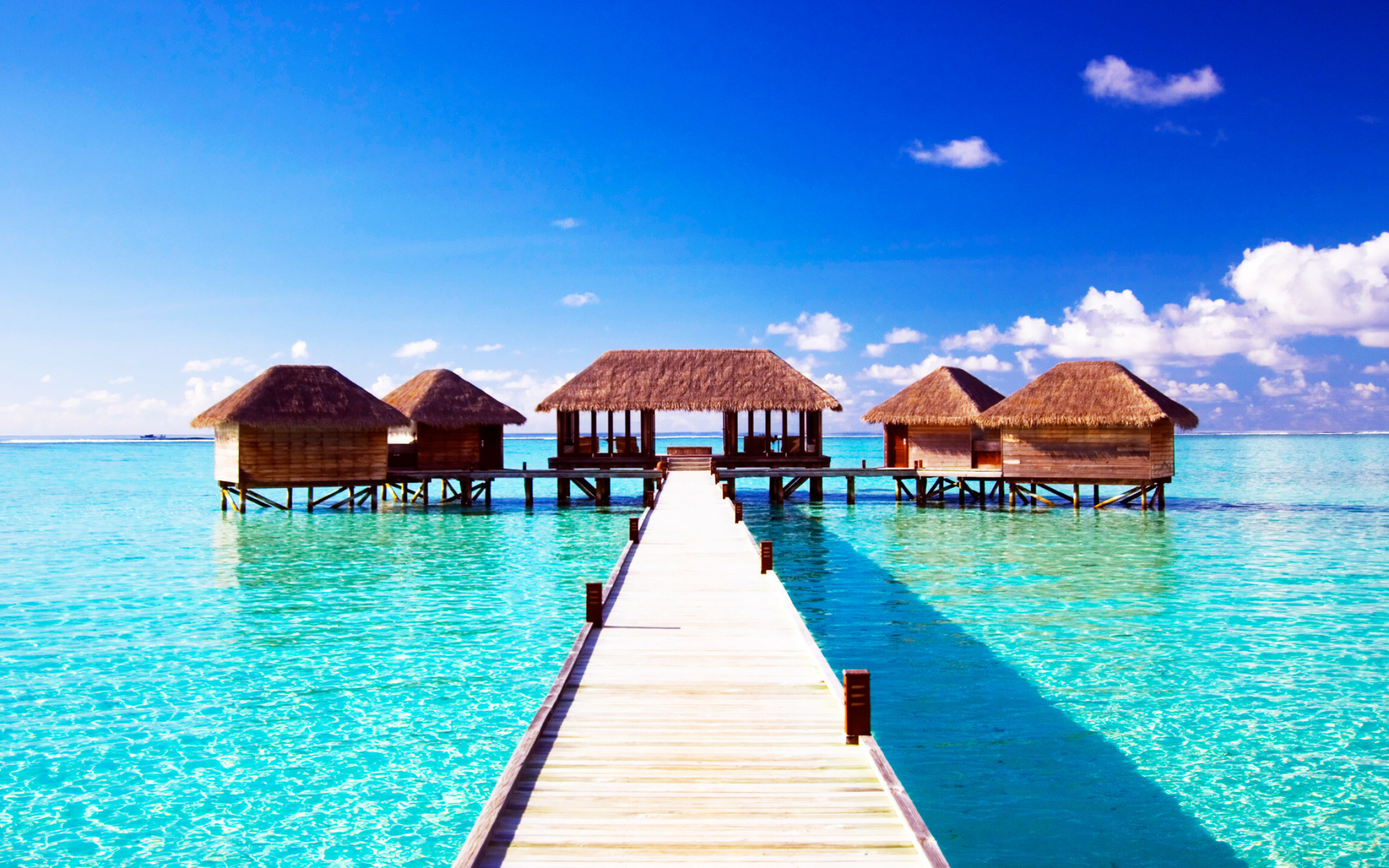 Maldives: An exotic vacation destination, The smallest Asian country. 2560x1600 HD Background.