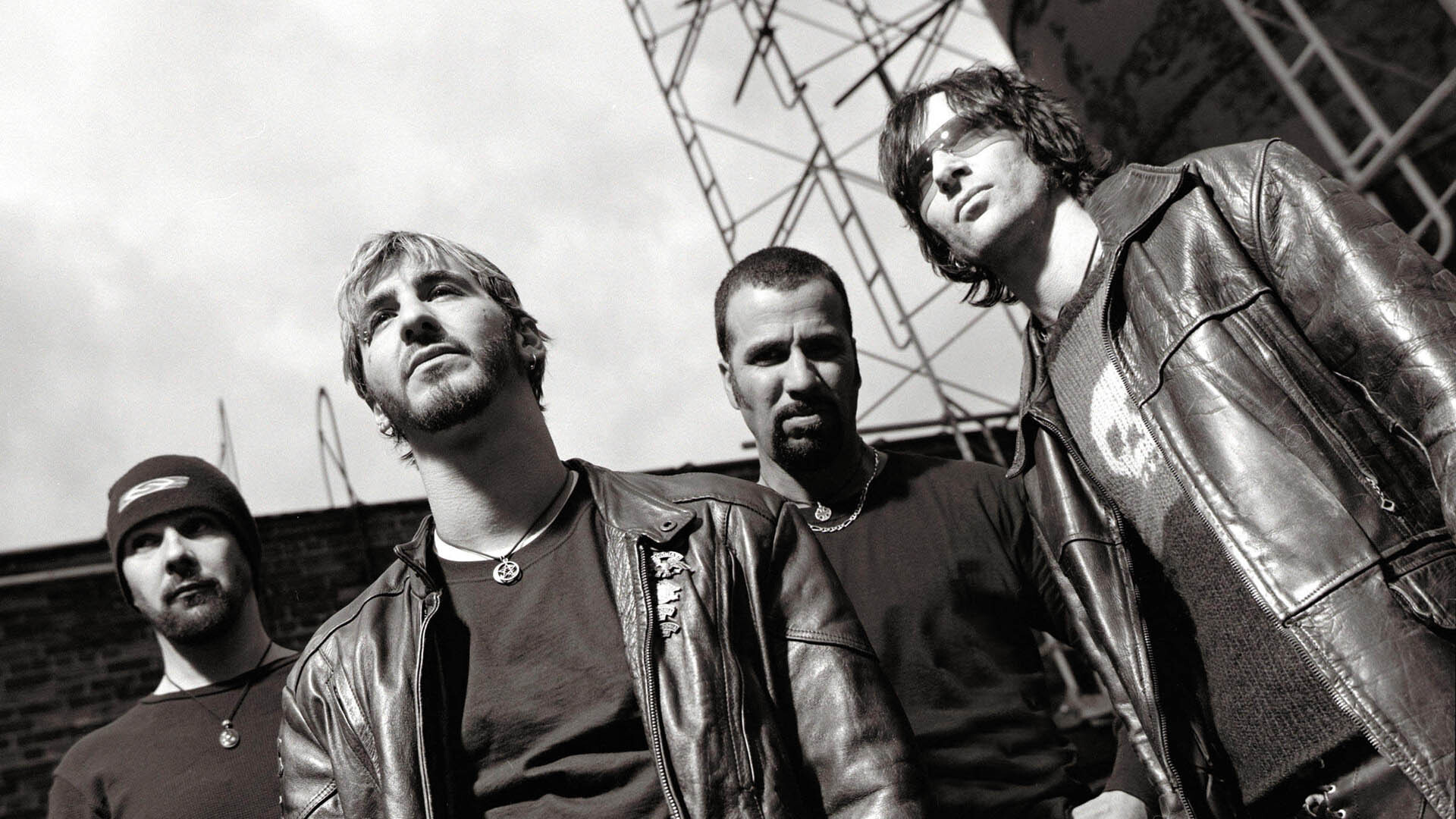 Godsmack: The band that released three consecutive number-one albums on the Billboard 200. 1920x1080 Full HD Background.