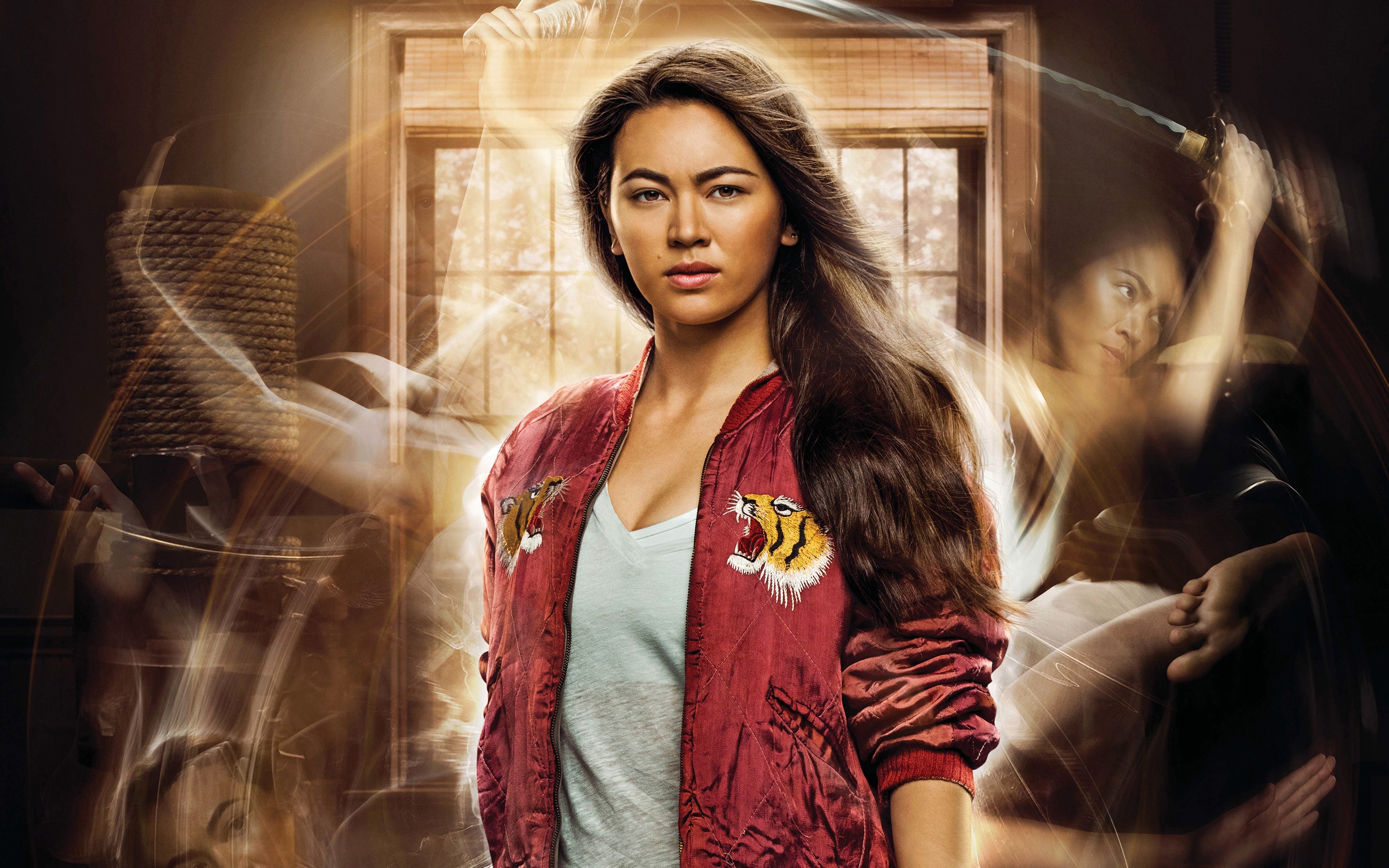 Jessica Henwick: The first actress of East Asian descent to play the lead role in a British television series. 3420x2140 HD Background.