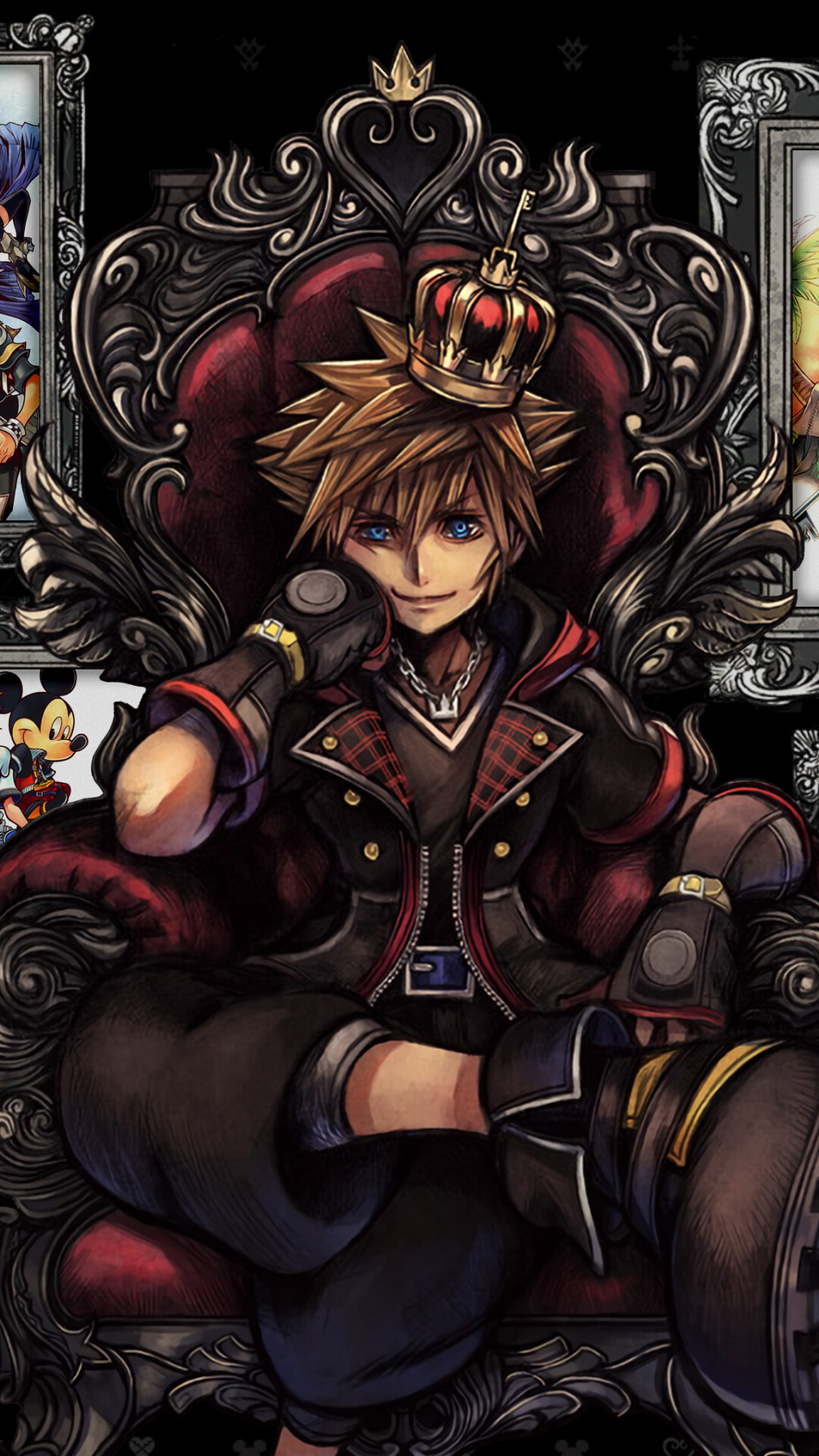 Kingdom Hearts gaming inspiration, Heartwarming storytelling, Beloved characters, Unforgettable adventure, 1080x1920 Full HD Phone